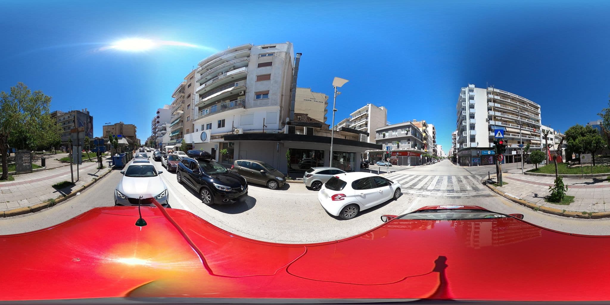 Street view near Marie Palace, Pátra — © nglf (CC BY-SA · Mapillary)