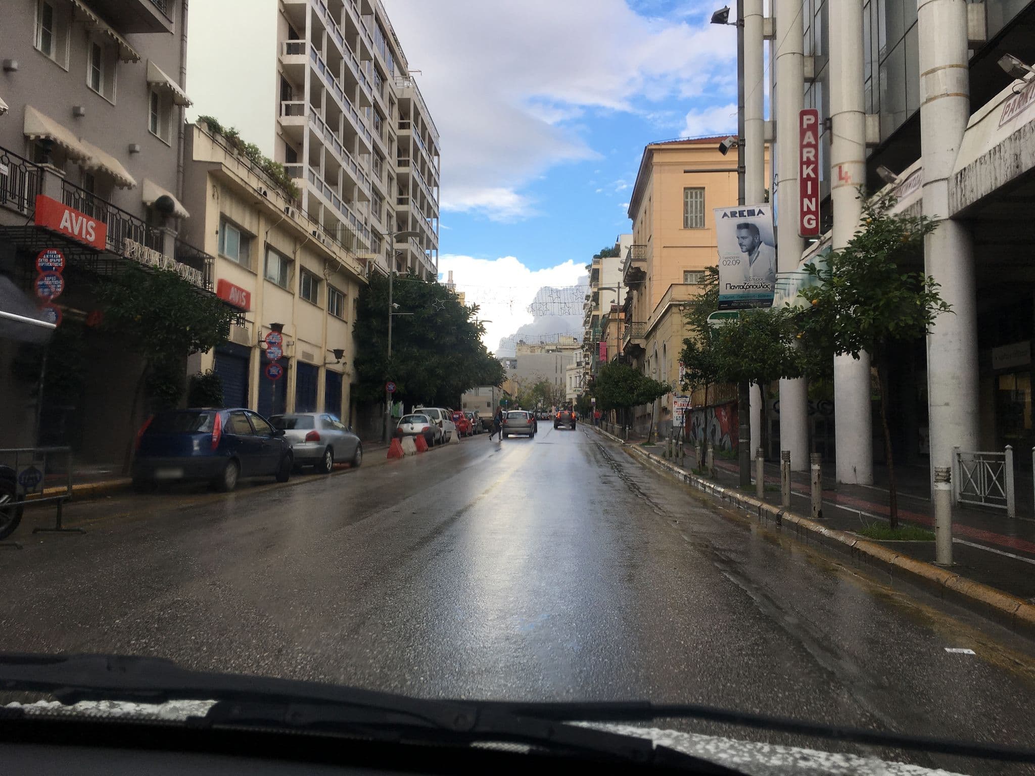 Street view near Primarolia Art Hotel, Pátra — © stpkyriakou (CC BY-SA · Mapillary)