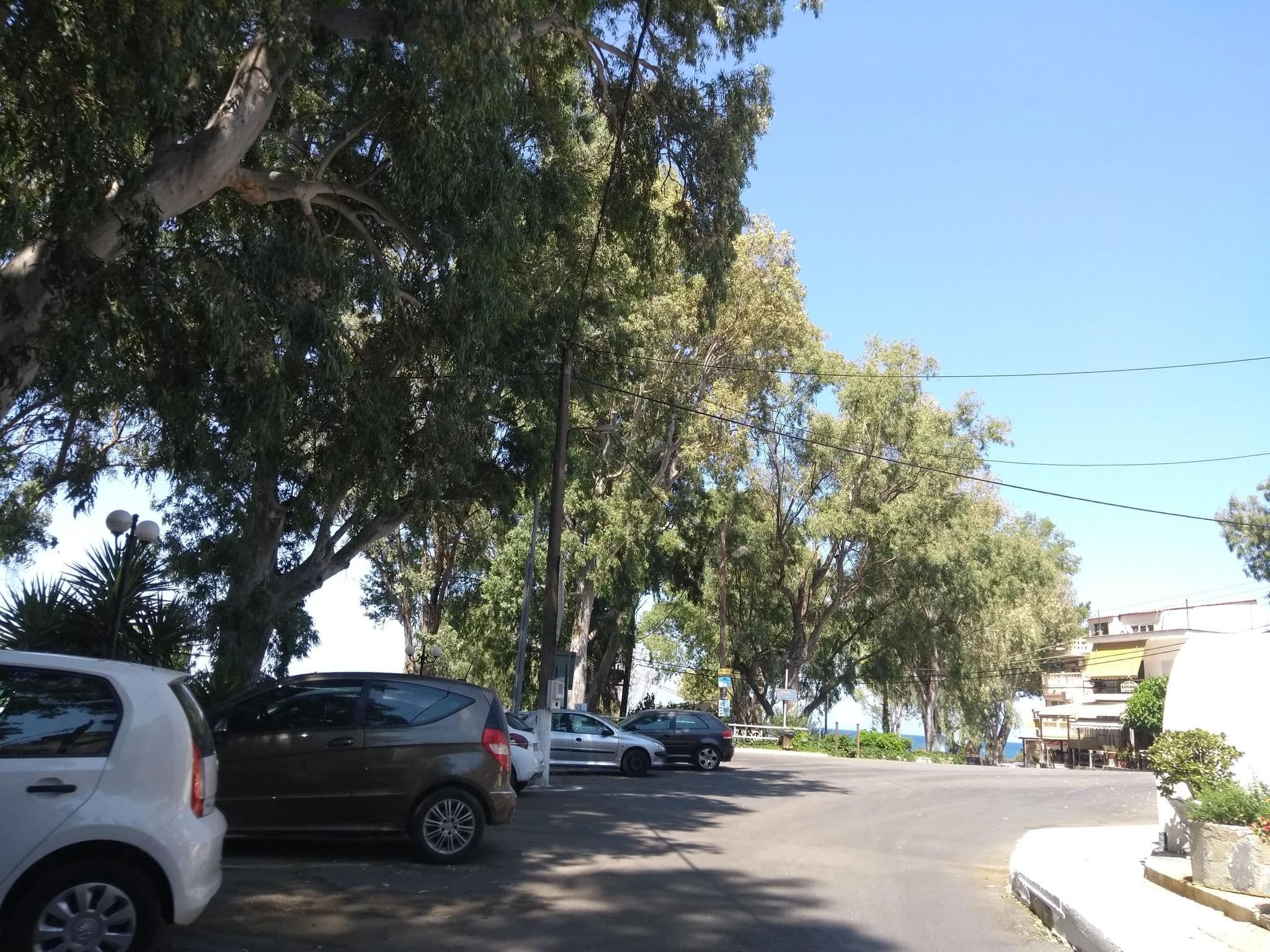 Street view near Egeon, Georgioupolis