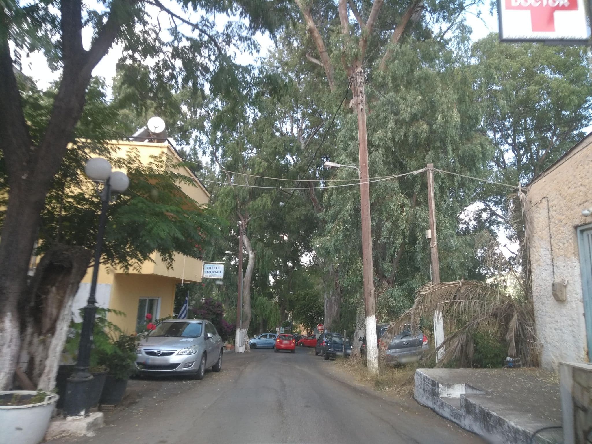 Street view near Hotel Drosia, Georgioupolis — © thetornado76 (CC BY-SA · Mapillary)