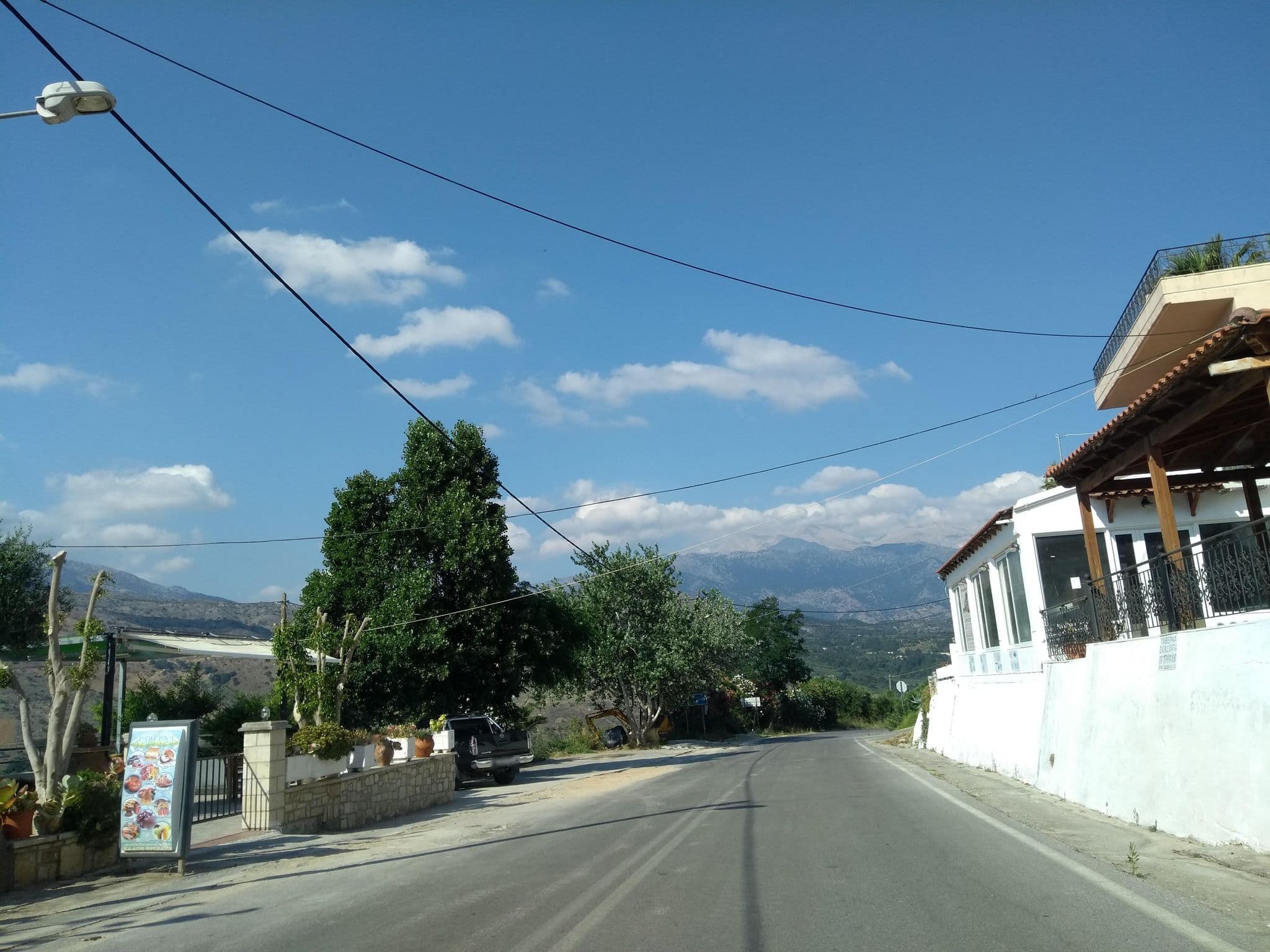 Street view near Profilio apartments, Georgioupolis