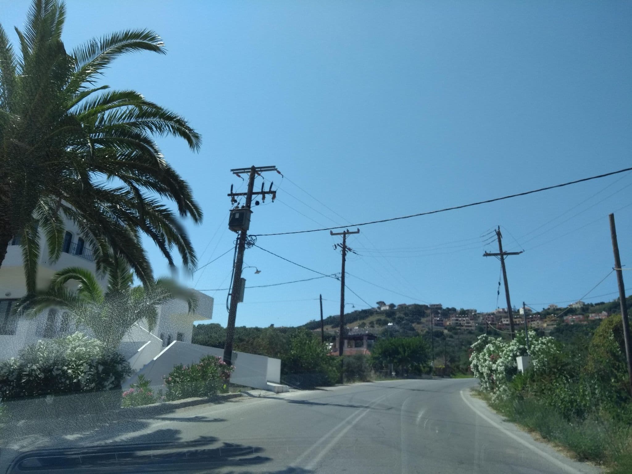 Street view near Villa Galini / Sifis apartments, Georgioupolis