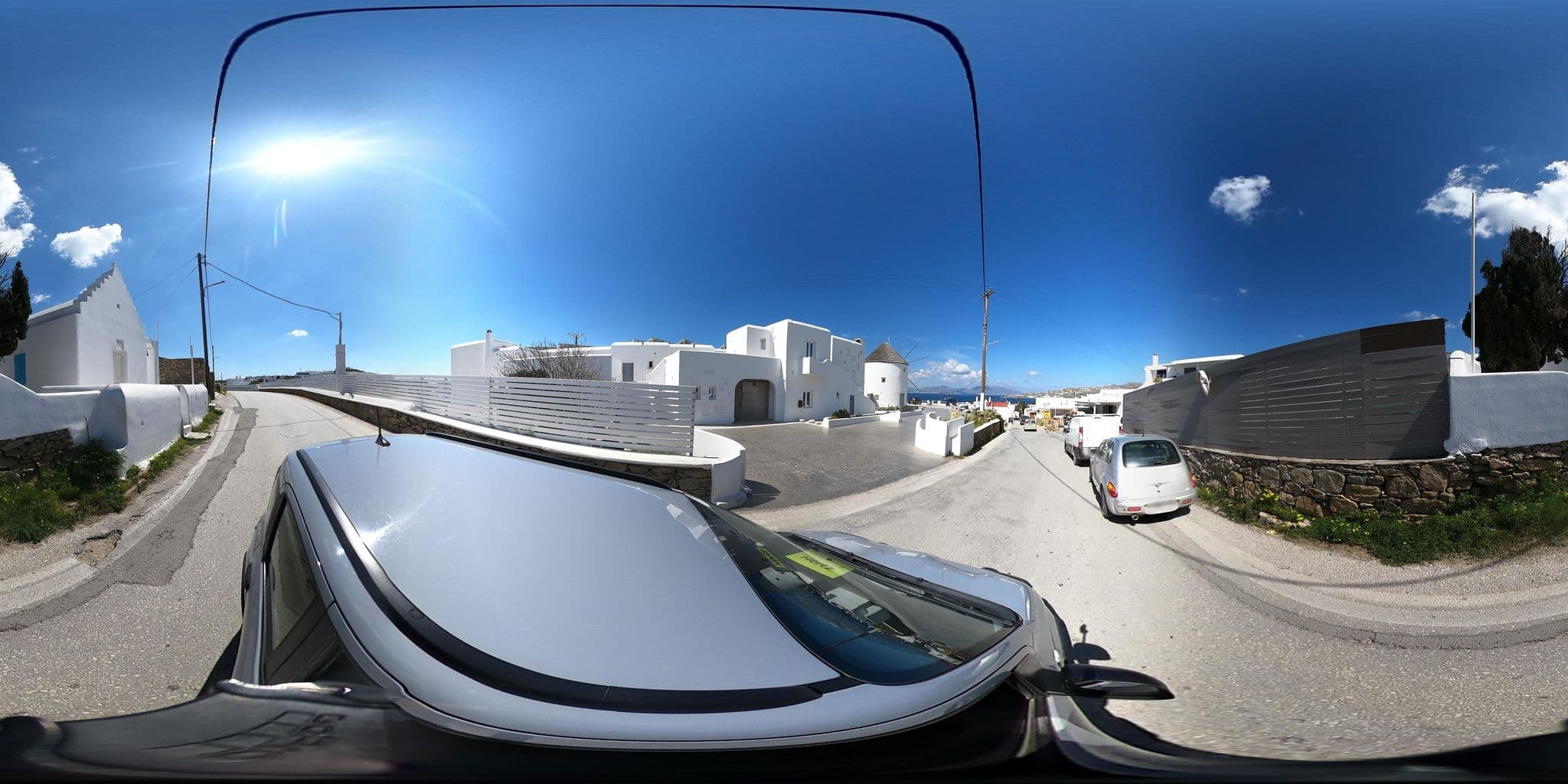 Street view near Absolute, Mykonos — © efikour (CC BY-SA · Mapillary)