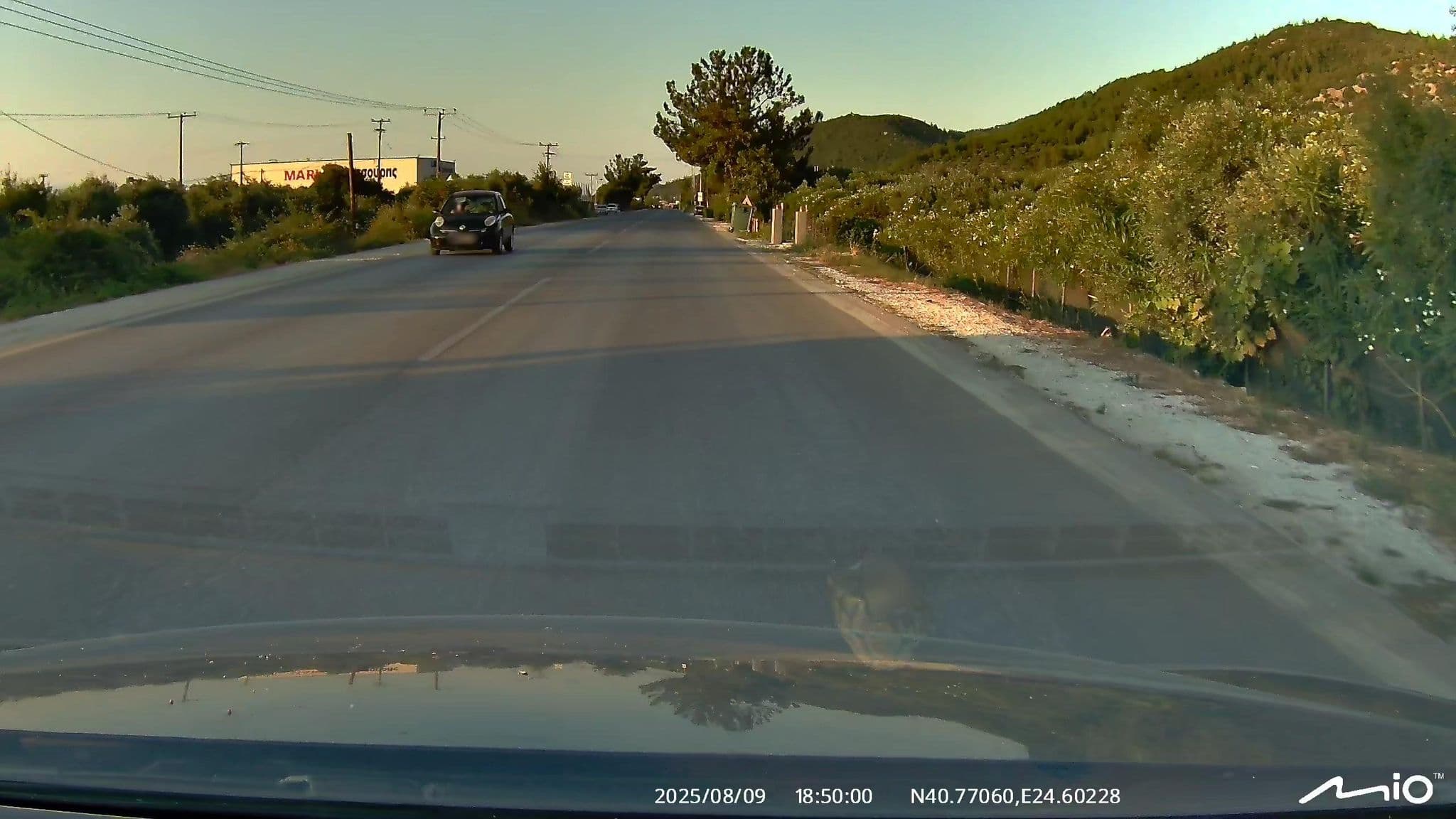 Street view near Villa Thomi, Prínos — © puky (CC BY-SA · Mapillary)