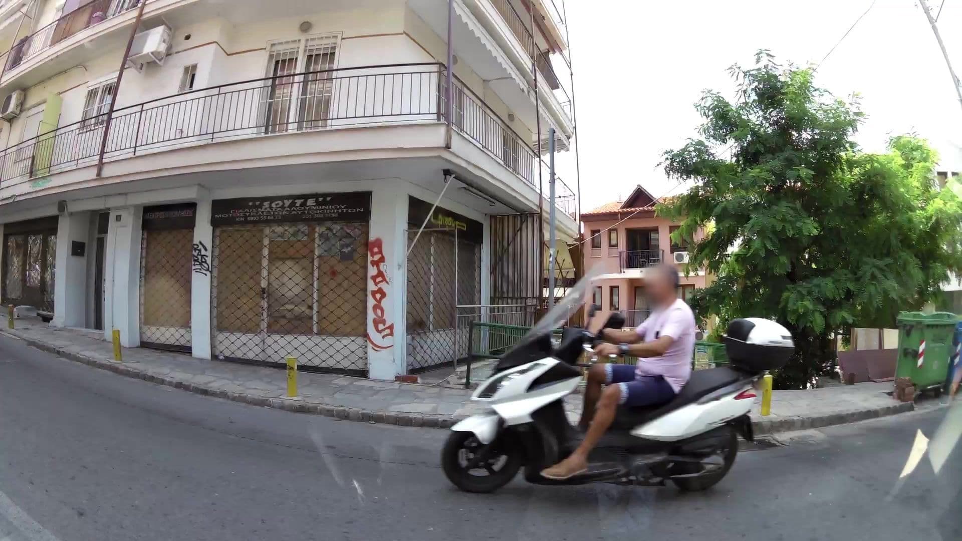 Street view near Kripis Studio Thessaloniki, Ágios Pávlos — © kaartcam (CC BY-SA · Mapillary)