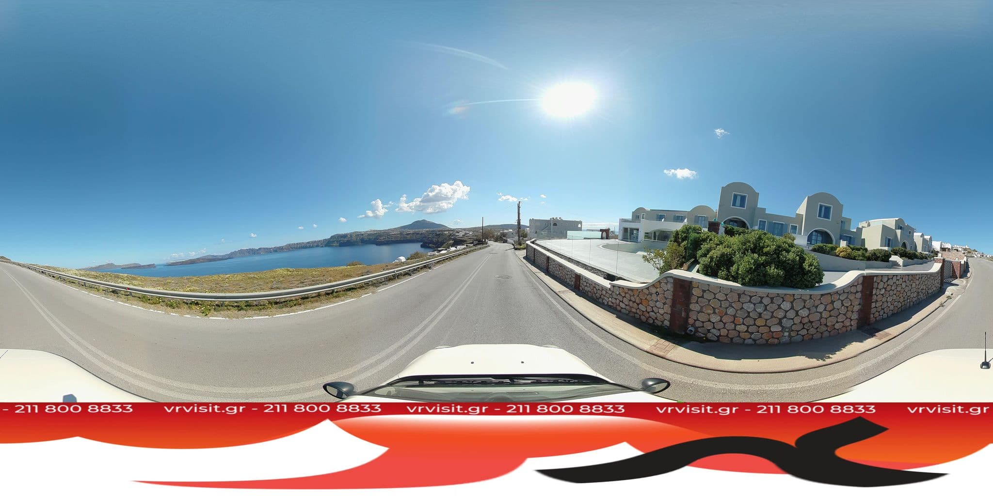 Street view near Acroterra Rosa, Emporeío — © VRvisit (CC BY-SA · Mapillary)
