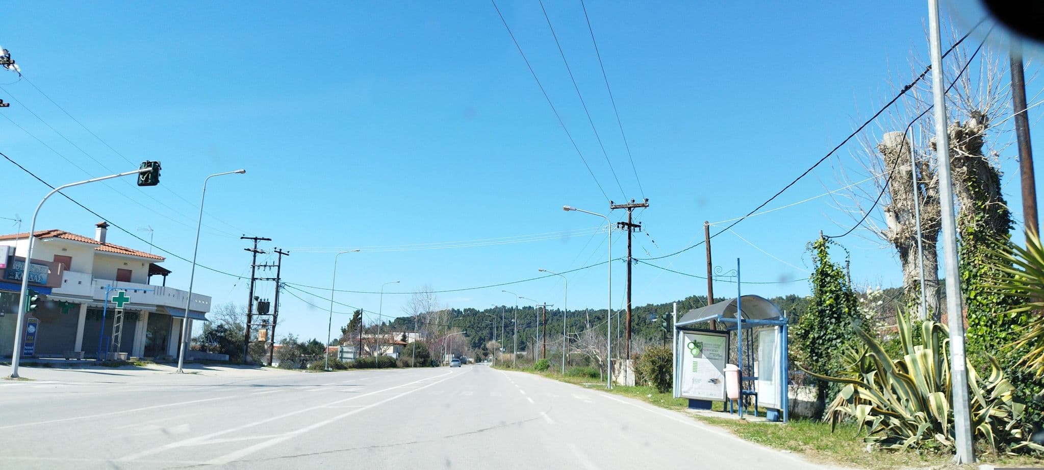Street view near Aquarius Hotel **, Kassándreia — © neau (CC BY-SA · Mapillary)