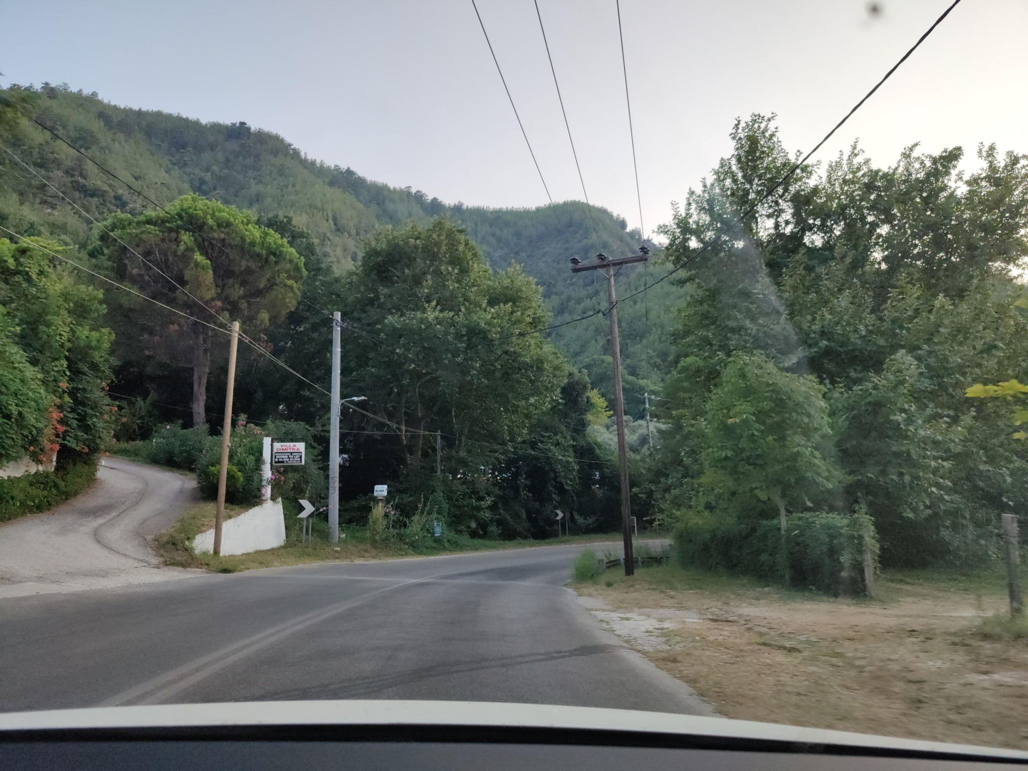 Street view near Villa Dimitra, Potamiá — © tr4sk (CC BY-SA · Mapillary)