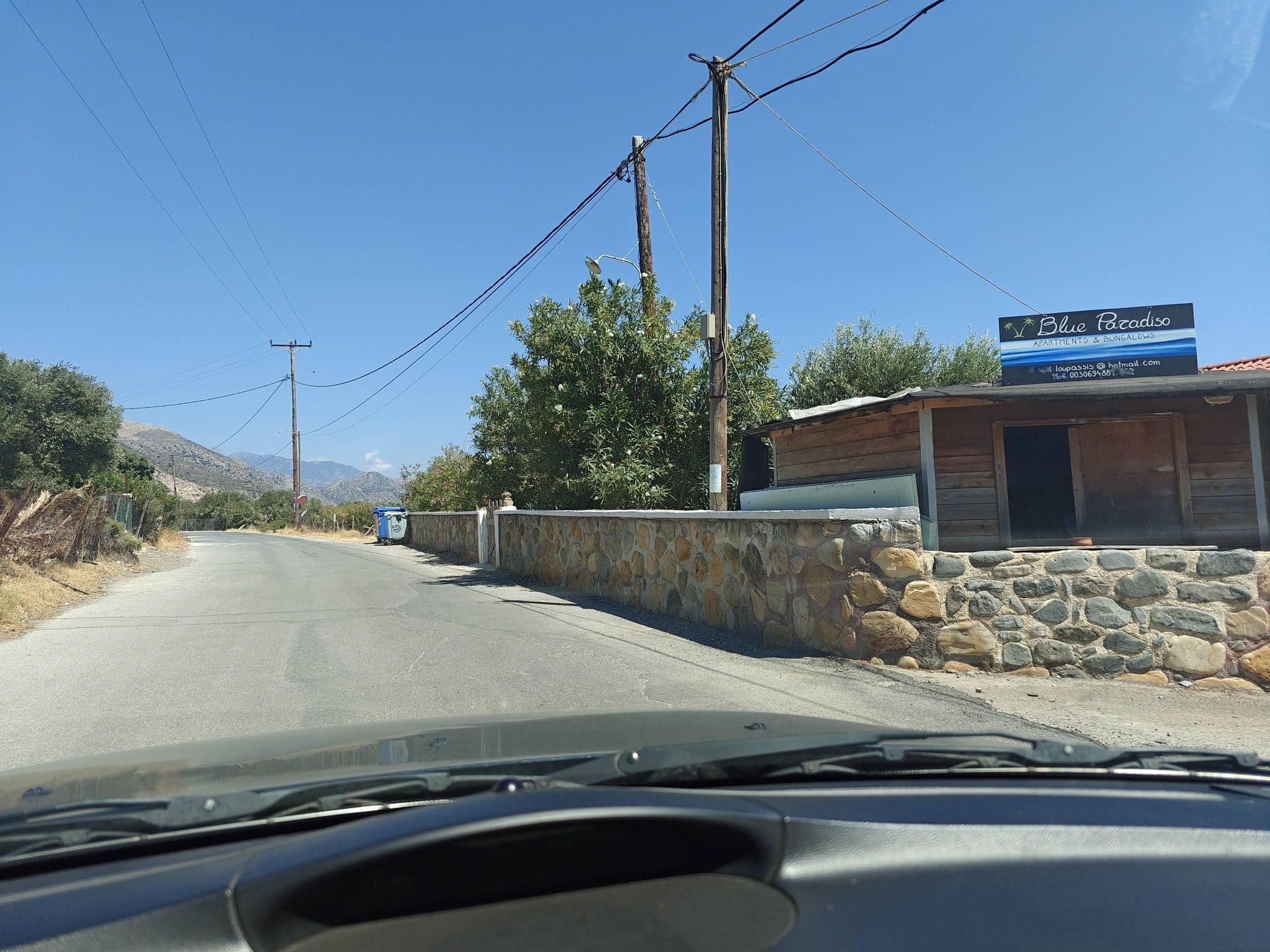 Street view near Blue Paradiso, Palaióchora
