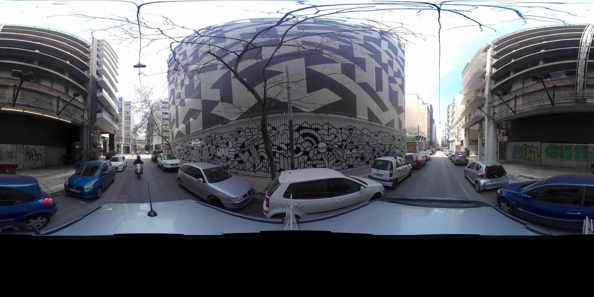 Street view near Polis Grand Hotel, Athens