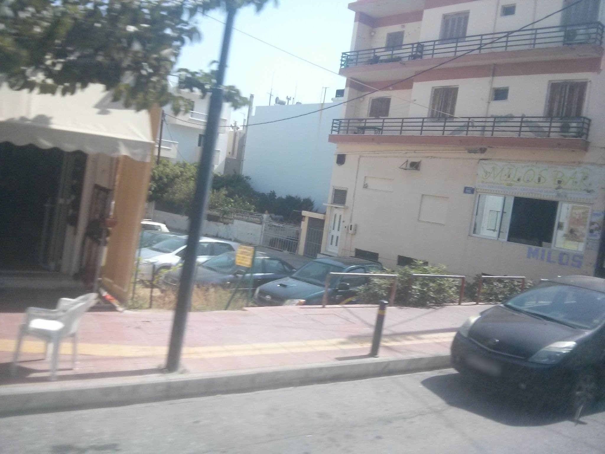 Street view near Anna Hotel, Limín Khersonísou — © homehill (CC BY-SA · Mapillary)