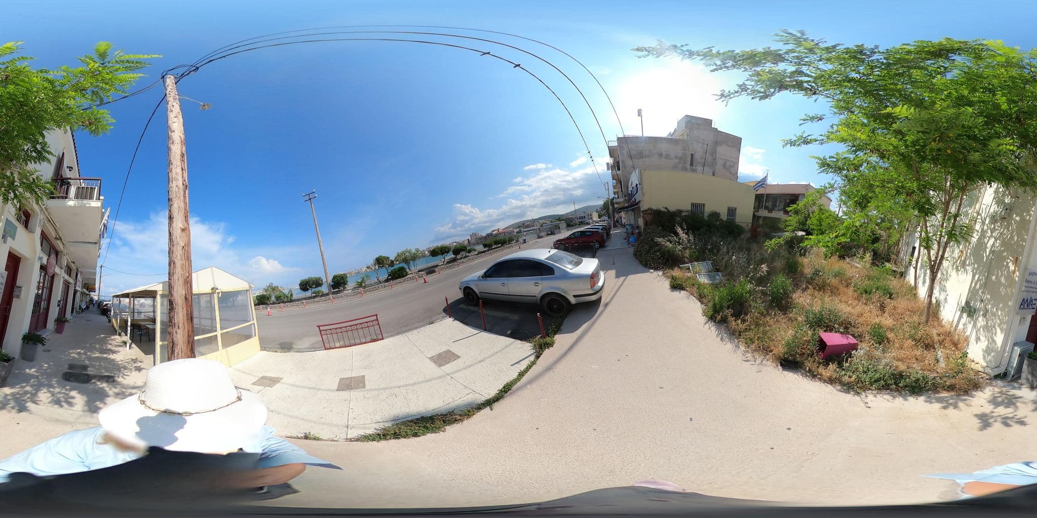 Street view near Aegean Sea, Chios — © efikour (CC BY-SA · Mapillary)