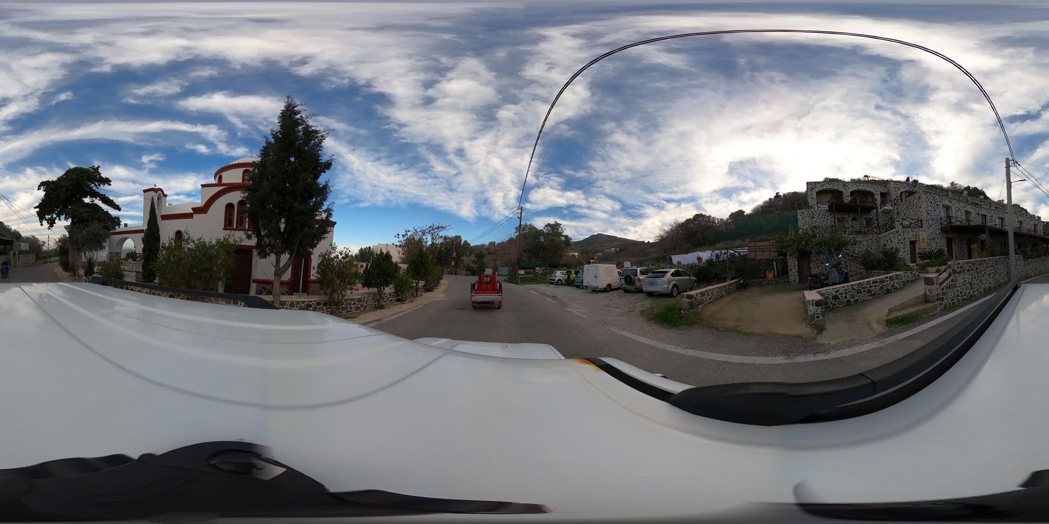 Street view near Tria Aderfia, Kardámaina — © RoikosSA (CC BY-SA · Mapillary)