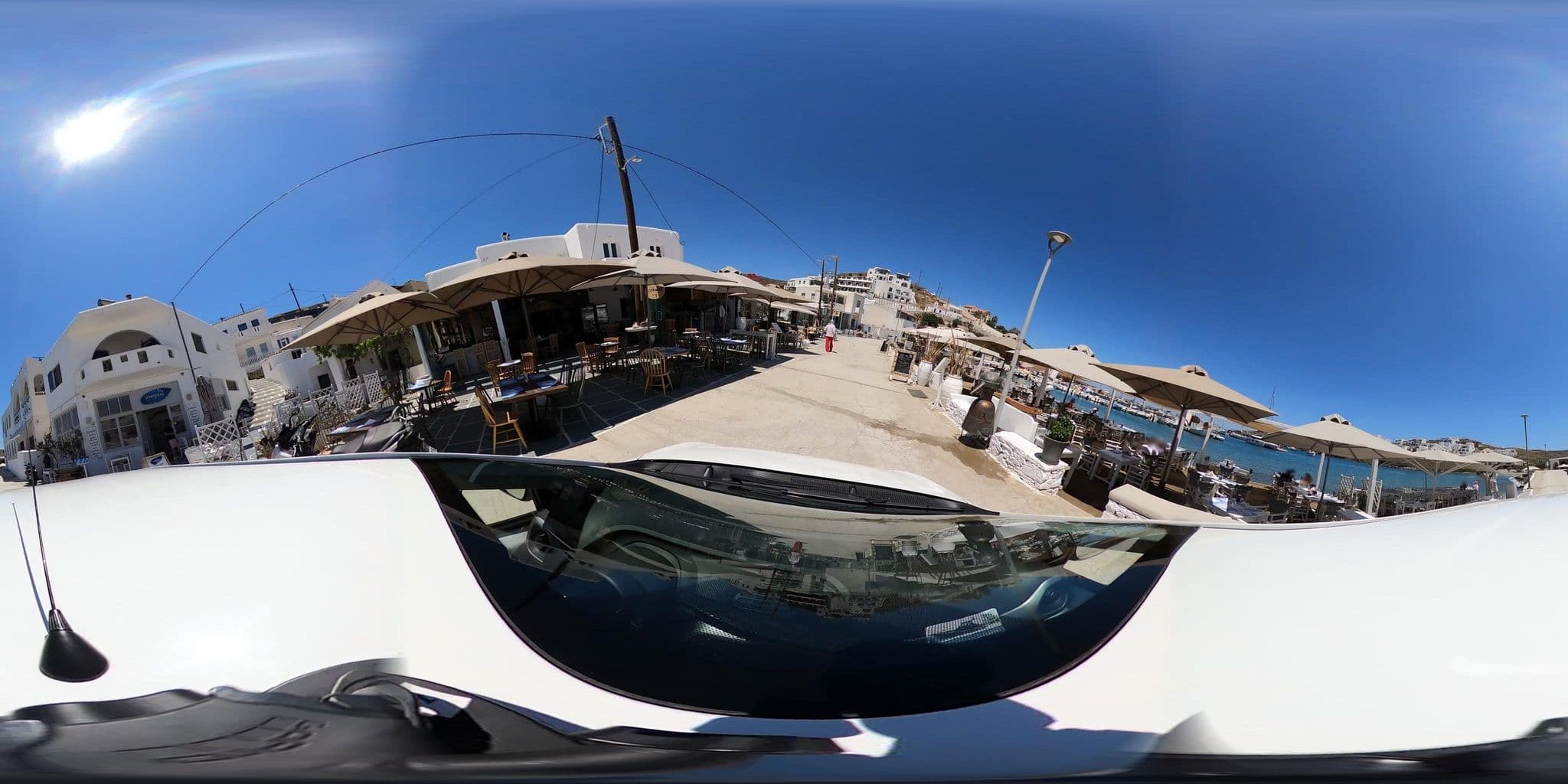 Street view near Kithnos Bay Hotel, Lávrio — © katagrafes (CC BY-SA · Mapillary)