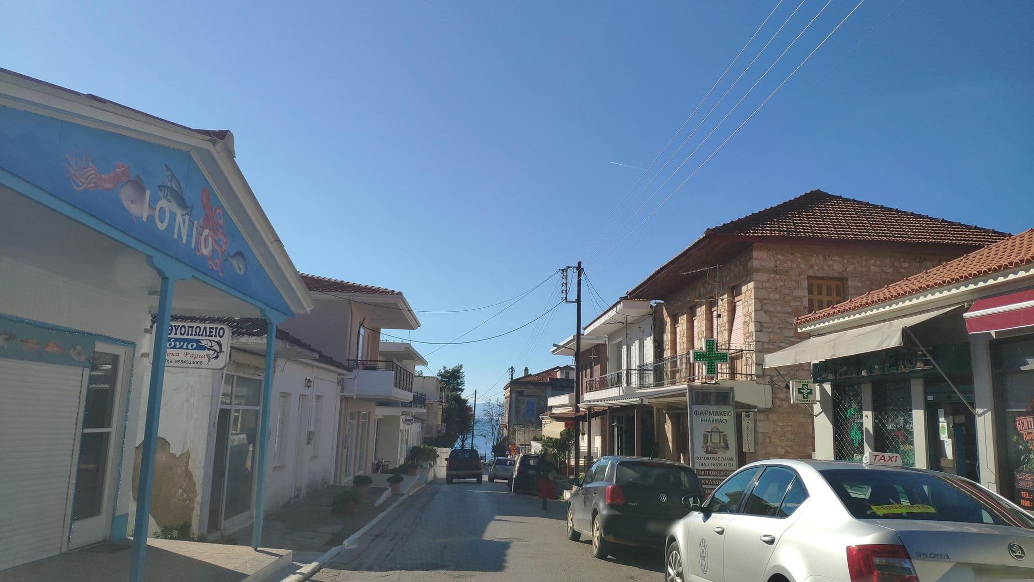 Street view near Electra Hotel, Pálairos — © pppetros (CC BY-SA · Mapillary)