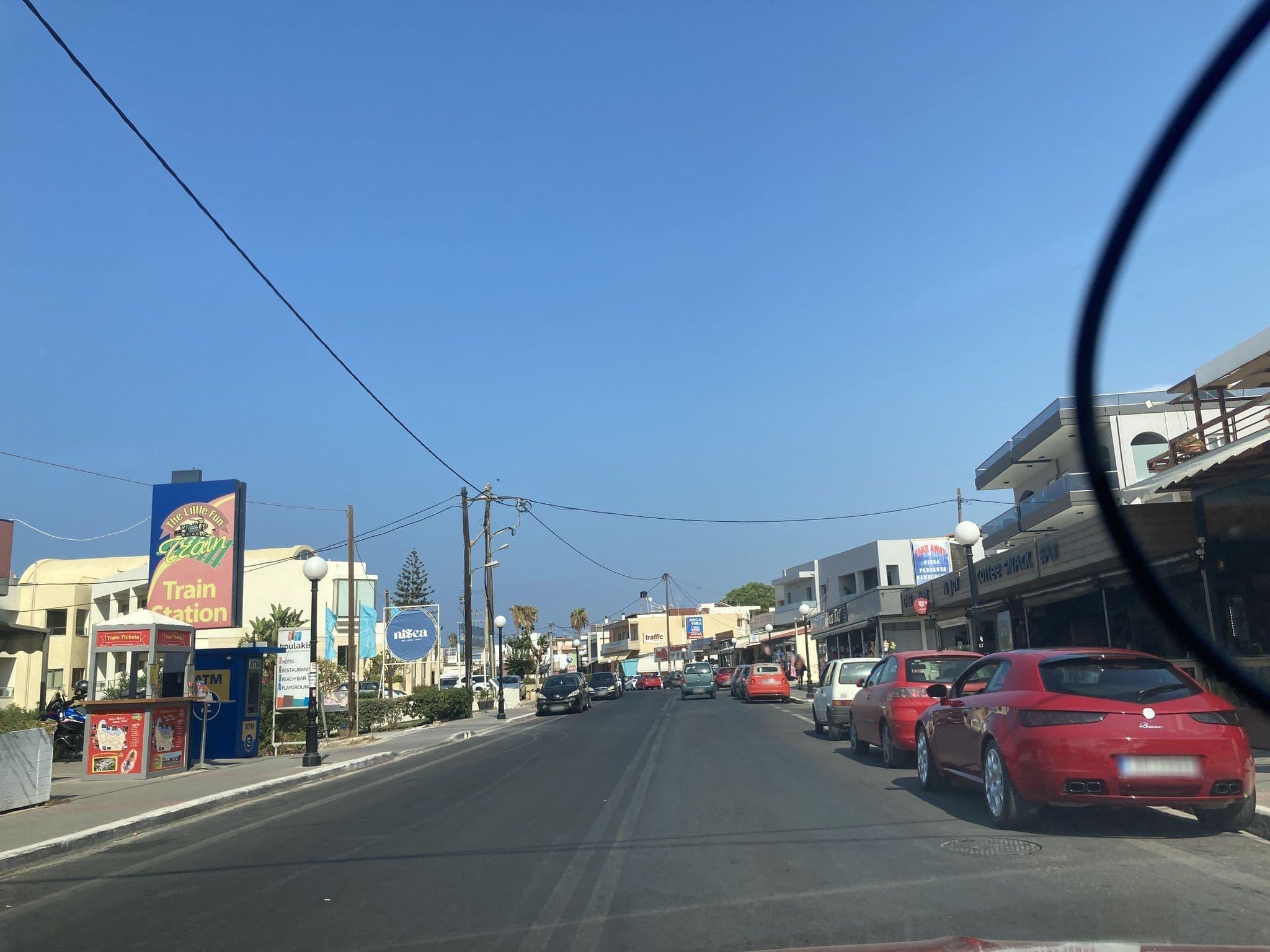Street view near Blue sky Hotel, Galatás — © fod (CC BY-SA · Mapillary)