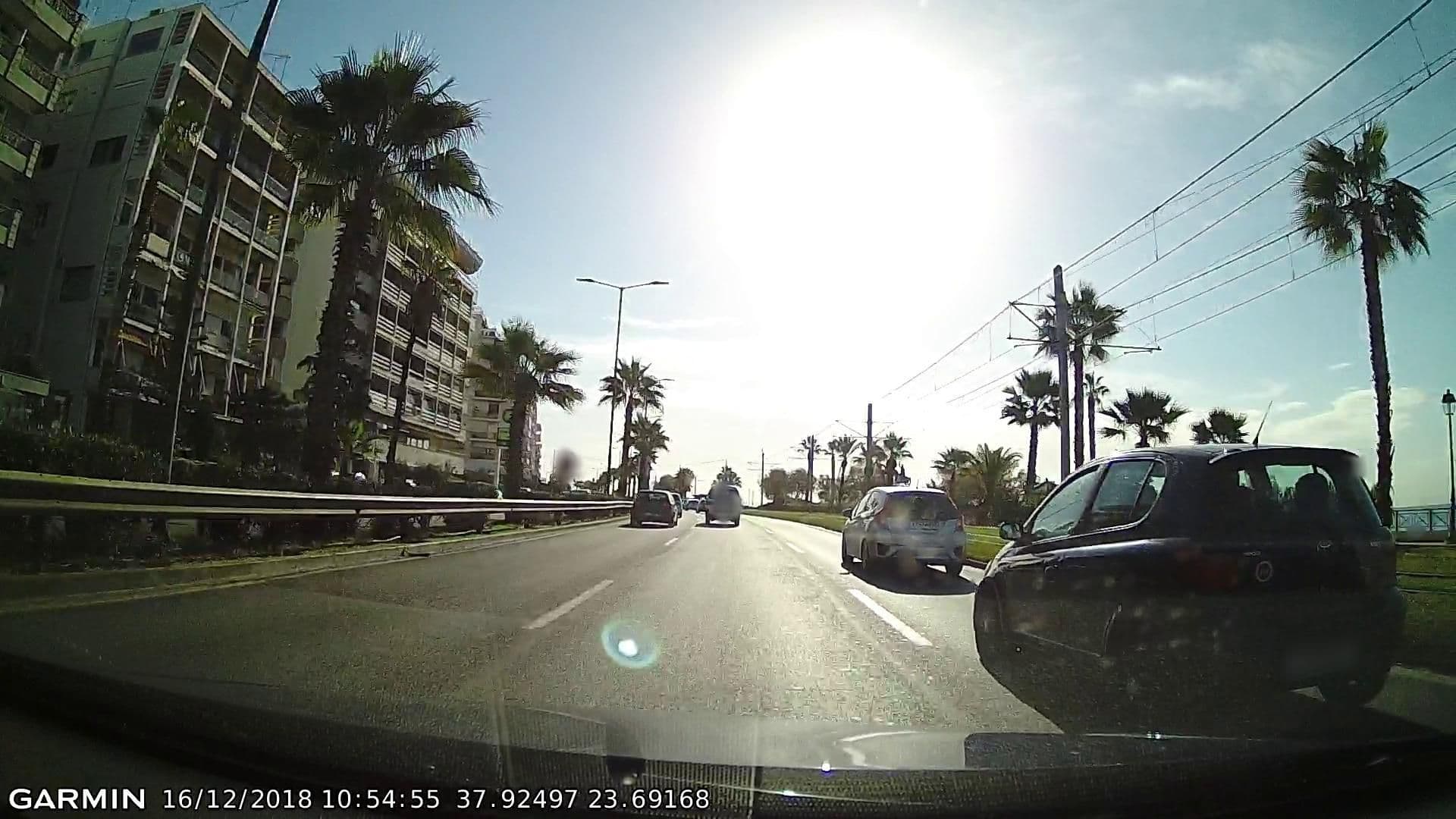 Street view near Coral Hotel Athens, Palaió Fáliro — © pppetros (CC BY-SA · Mapillary)