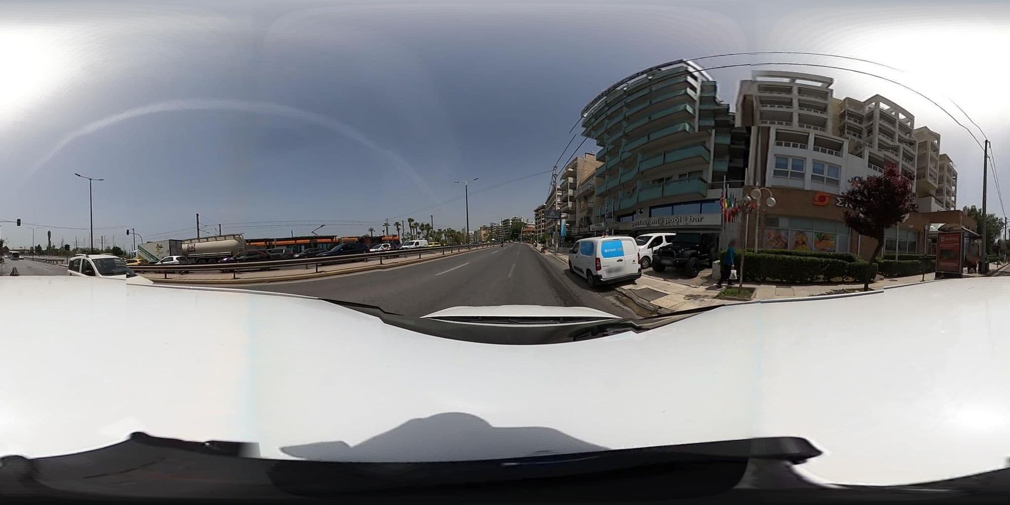 Street view near Poseidon Hotel, Palaió Fáliro — © Triantafyllos_F20 (CC BY-SA · Mapillary)