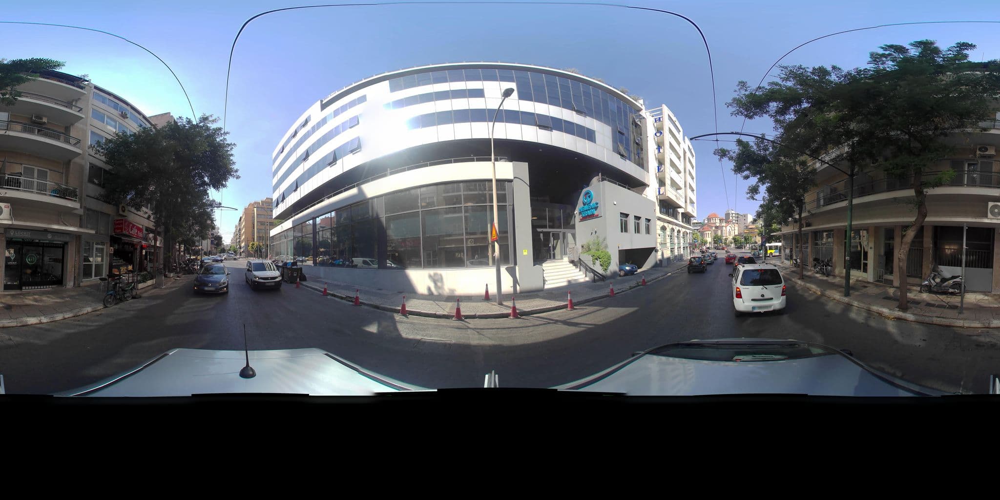 Street view near The Athenian Callirhoe, Dhafní — © zaf3kala (CC BY-SA · Mapillary)