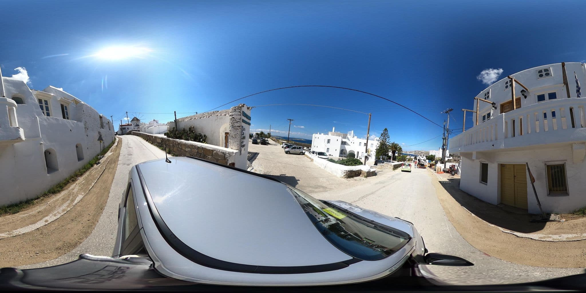 Street view near Ilio Maris, Mykonos — © efikour (CC BY-SA · Mapillary)