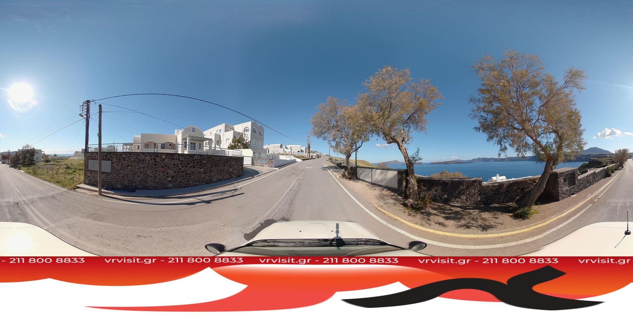 Street view near Acrothea Suites and Villas, Emporeío — © VRvisit (CC BY-SA · Mapillary)