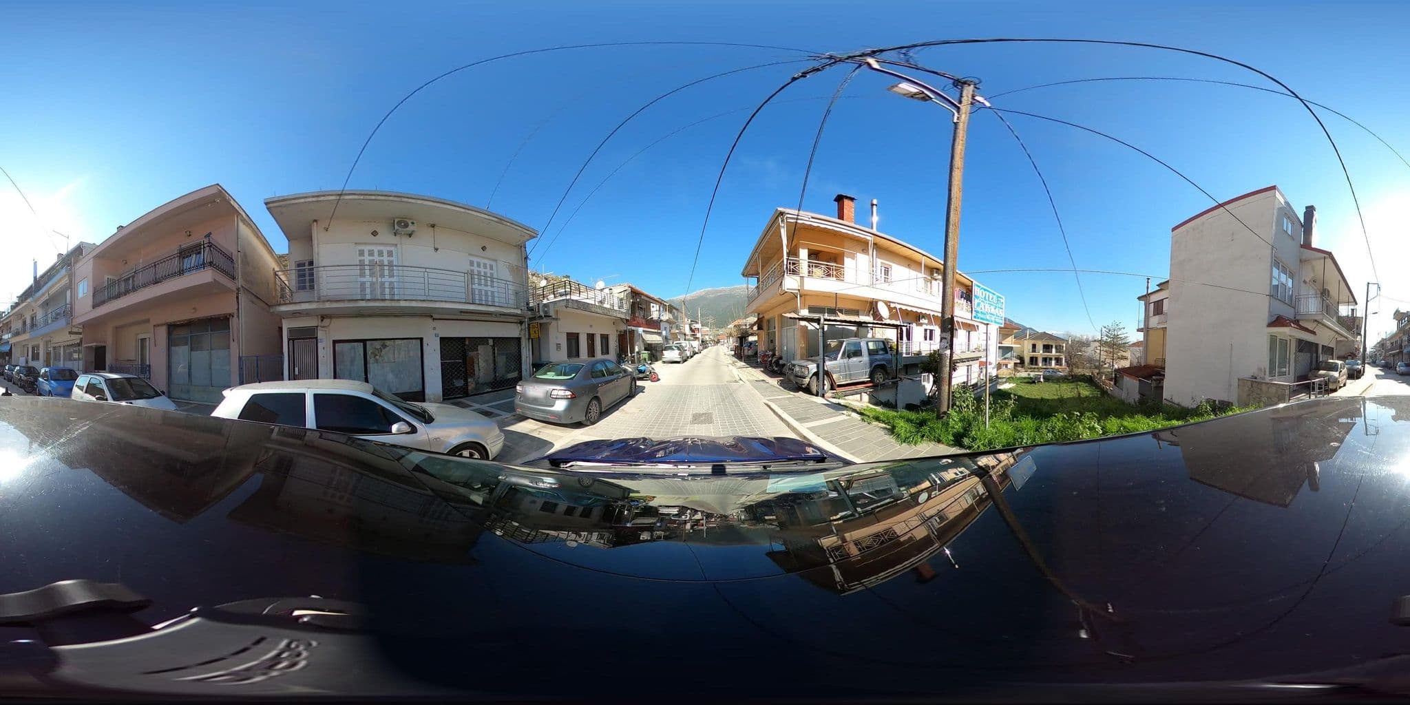 Street view near Sakis Rooms, Eksochí — © supco_survey (CC BY-SA · Mapillary)