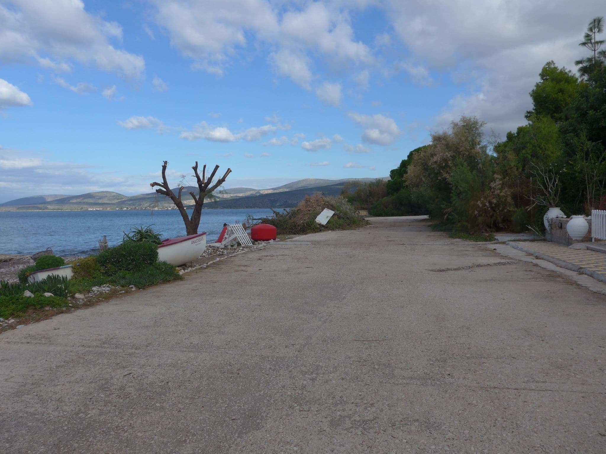 Street view near Anastasia's, Drépanon — © cemetno (CC BY-SA · Mapillary)