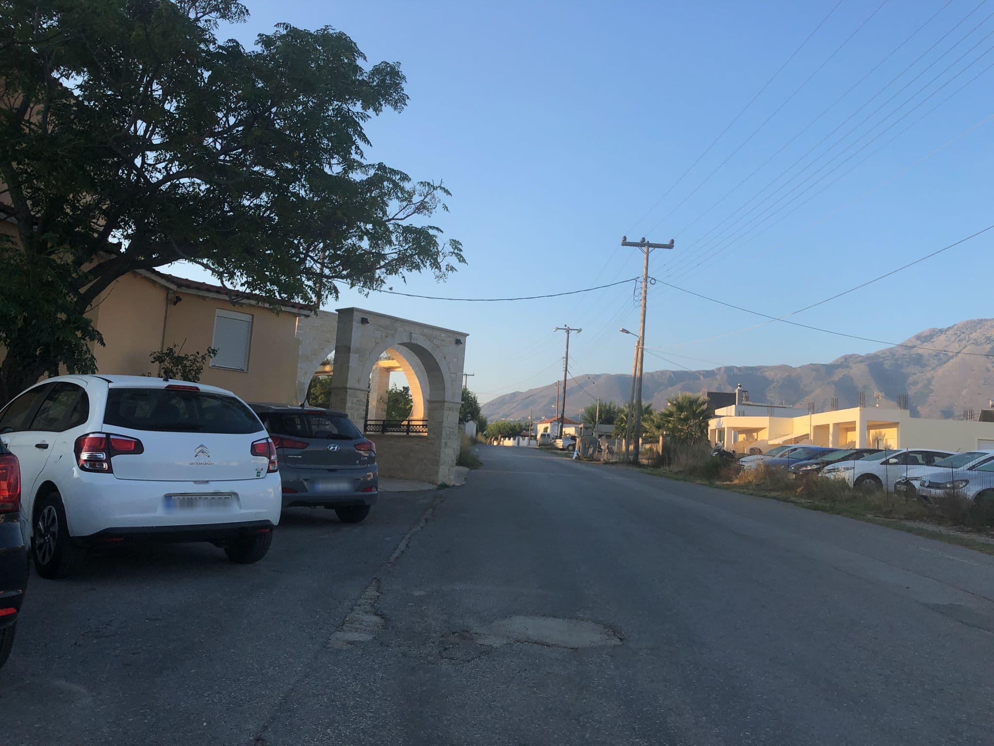 Street view near Hotel Sofia, Georgioupolis