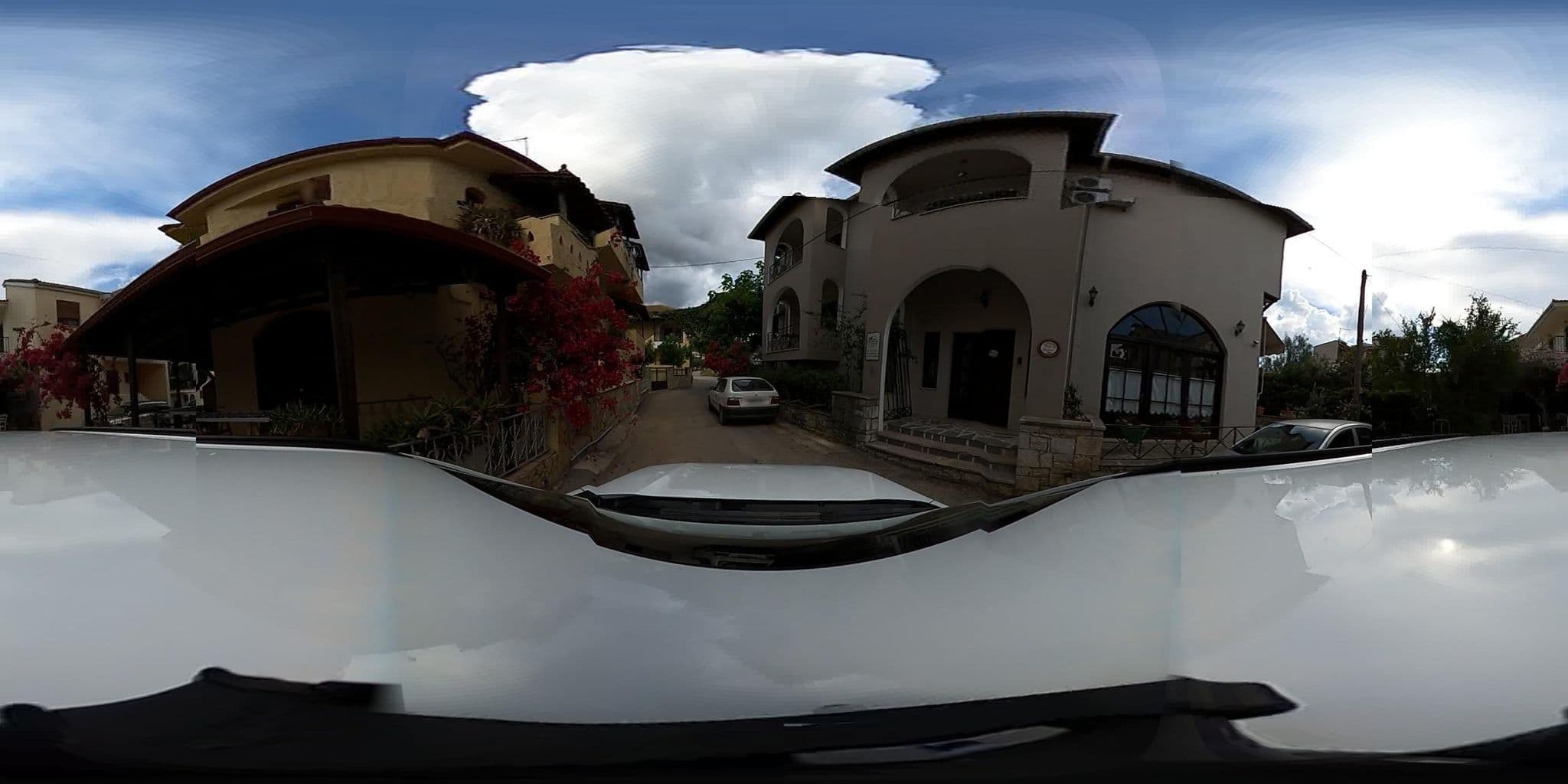 Street view near Villa Fotini, Pérdika — © Triantafyllos_F20 (CC BY-SA · Mapillary)