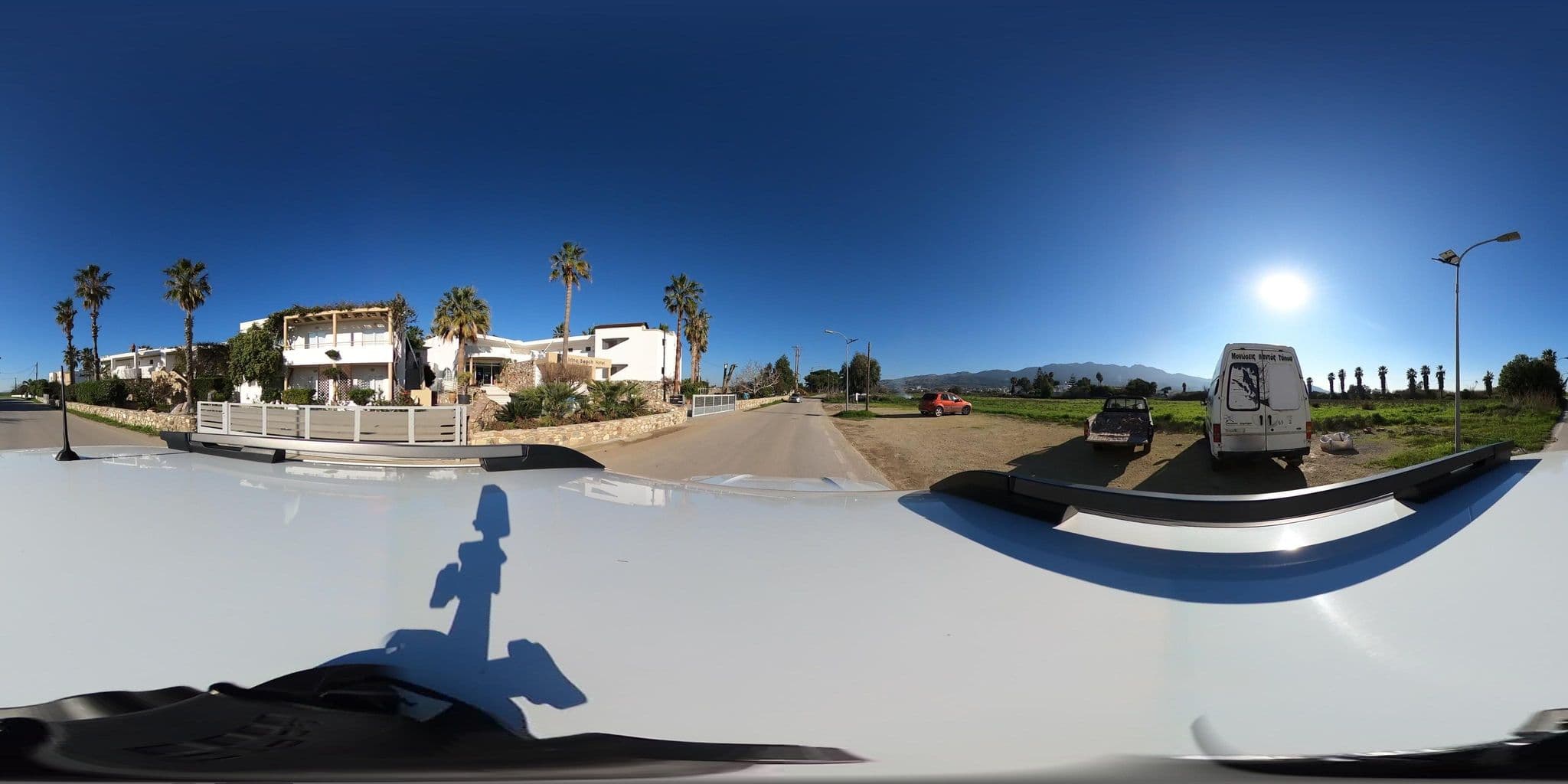 Street view near Irina Beach Hotel, Zipári — © RoikosSA (CC BY-SA · Mapillary)