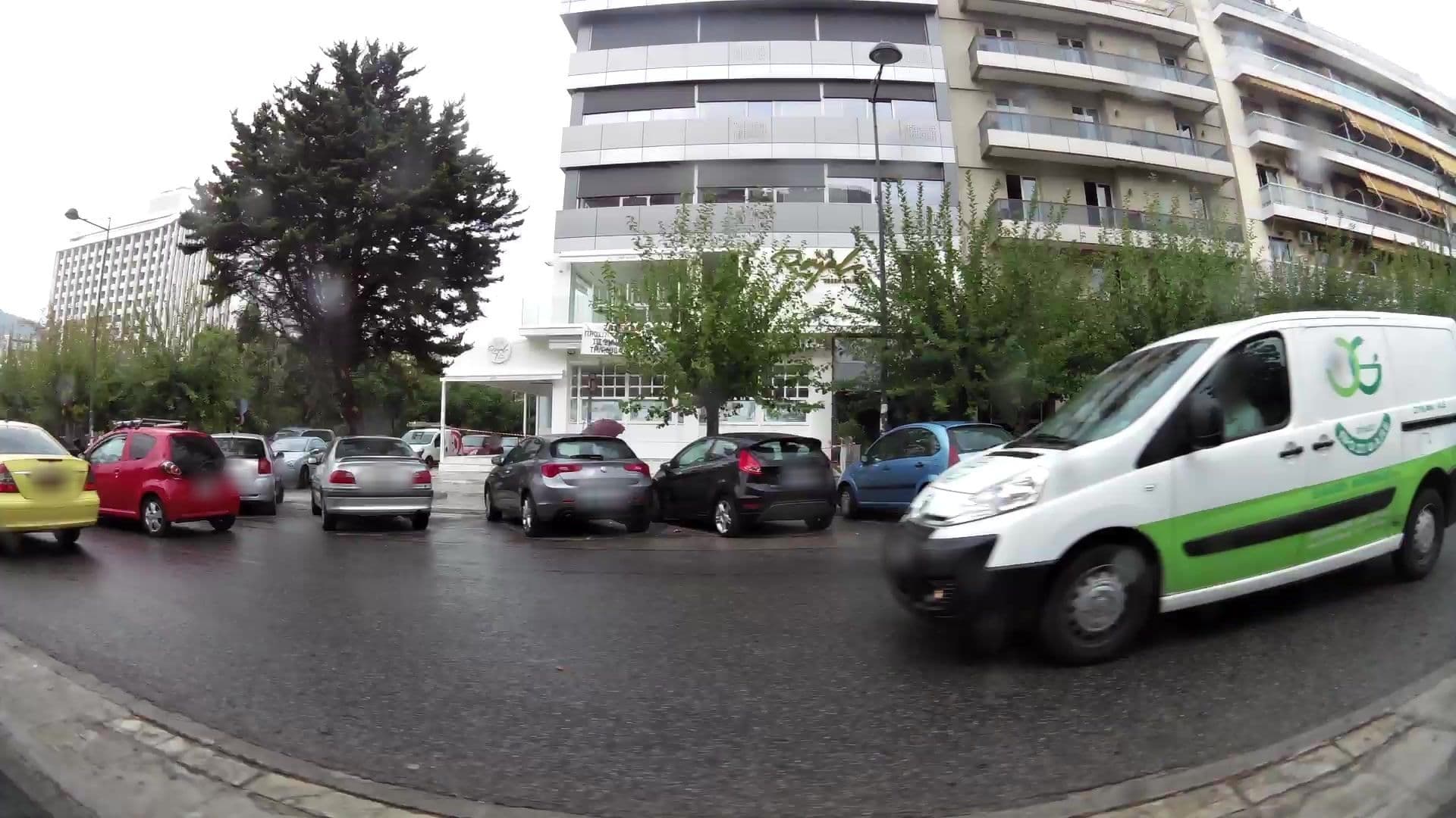 Street view near Delice Family Apartments, Výronas — © kaartcam (CC BY-SA · Mapillary)