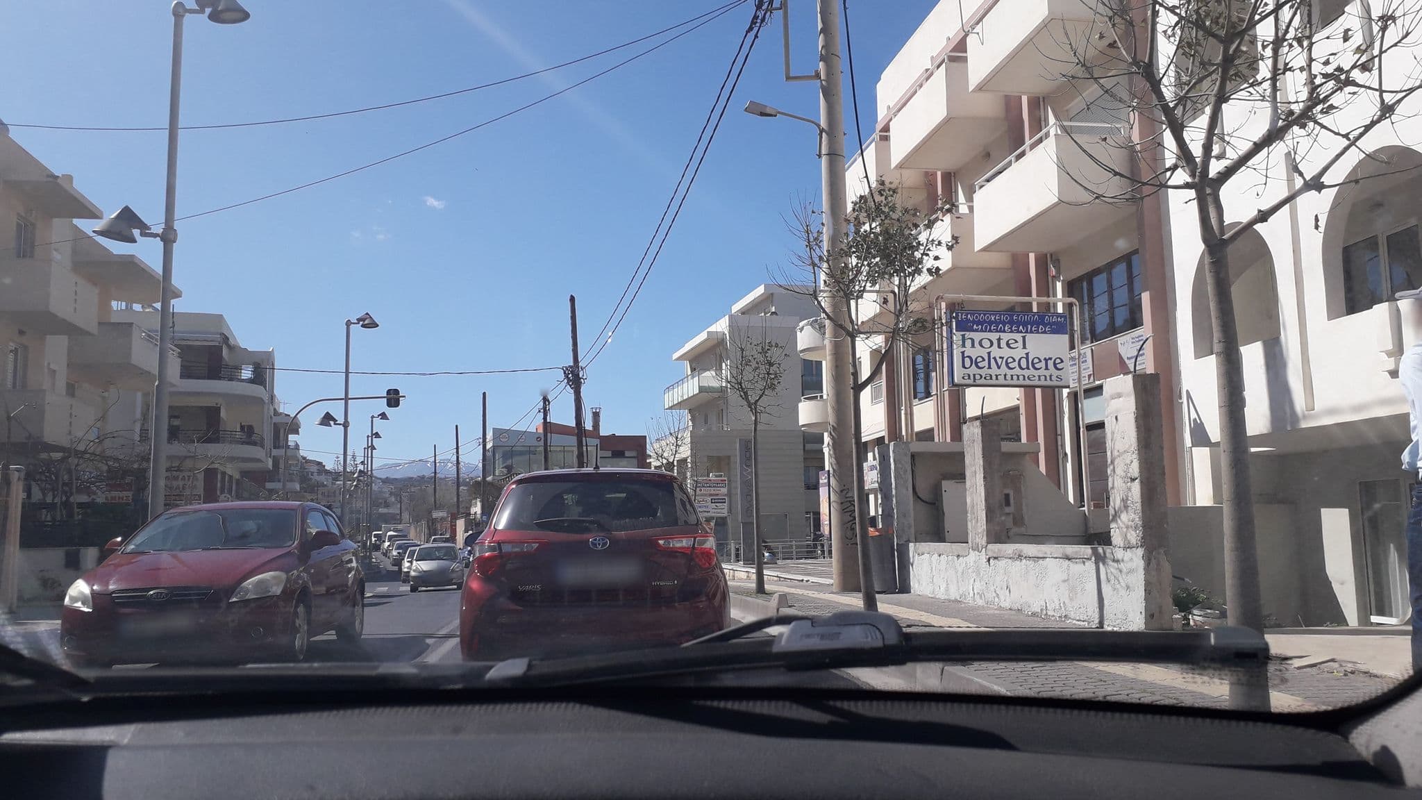 Street view near Hotel Belvedere, Rethymno