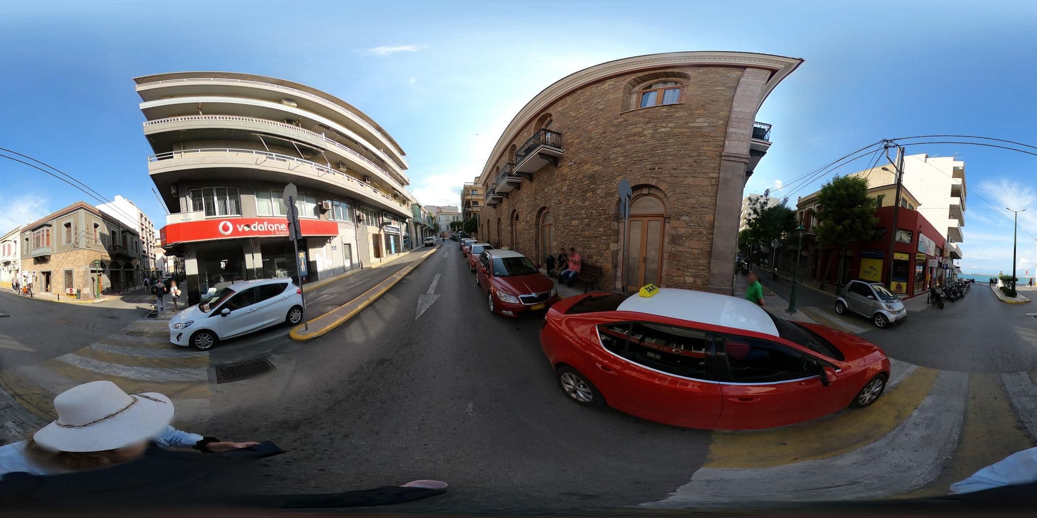 Street view near Ionia Rooms, Chios — © efikour (CC BY-SA · Mapillary)