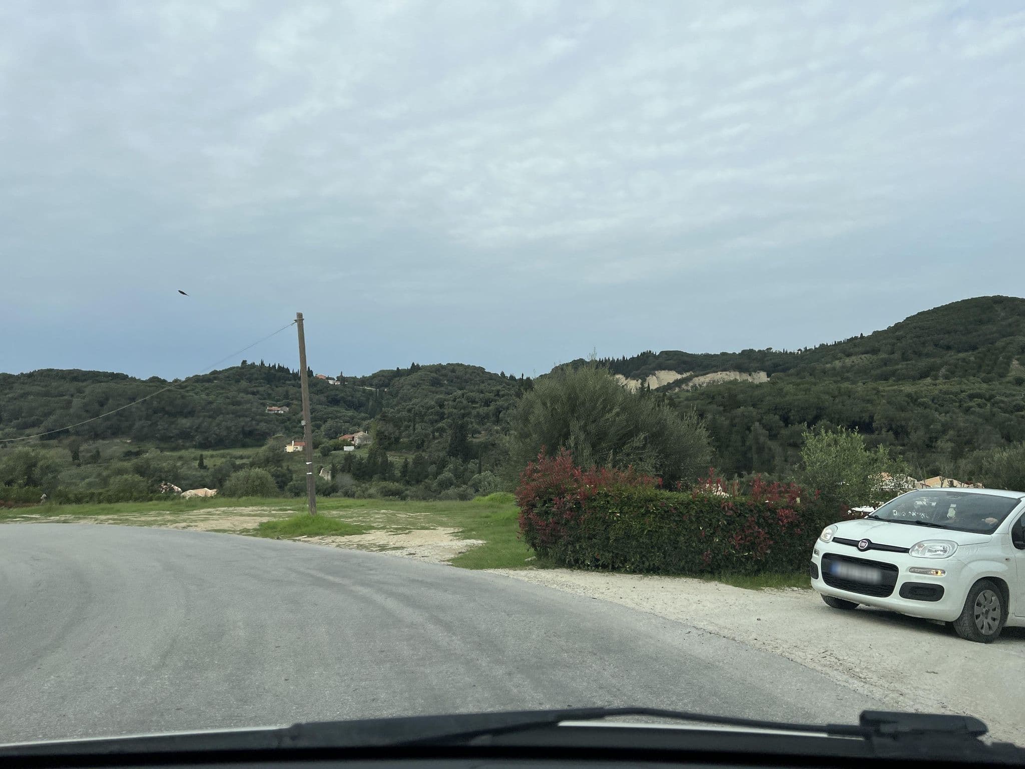 Street view near Mega Lithari Villas, Agios Georgis