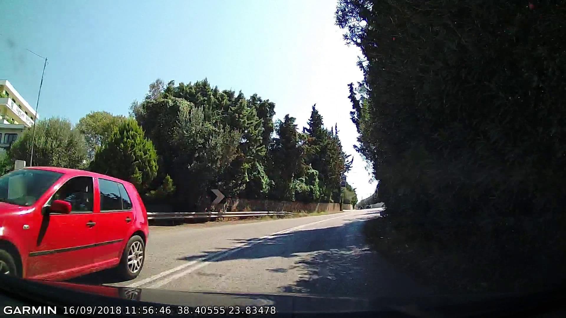 Street view near Miramare Hotel, Erétria — © pppetros (CC BY-SA · Mapillary)