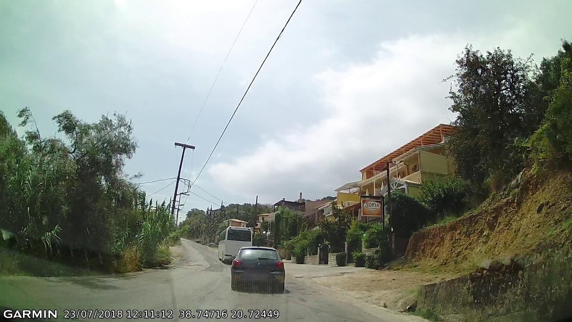 Street view near Sofia Hotel, Nidhríon — © pppetros (CC BY-SA · Mapillary)