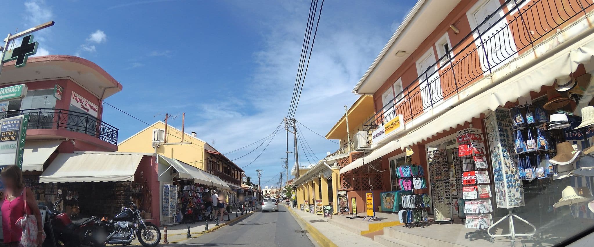 Street view near Akti Aphrodite Hotel, Agios Georgis — © teddy73 (CC BY-SA · Mapillary)