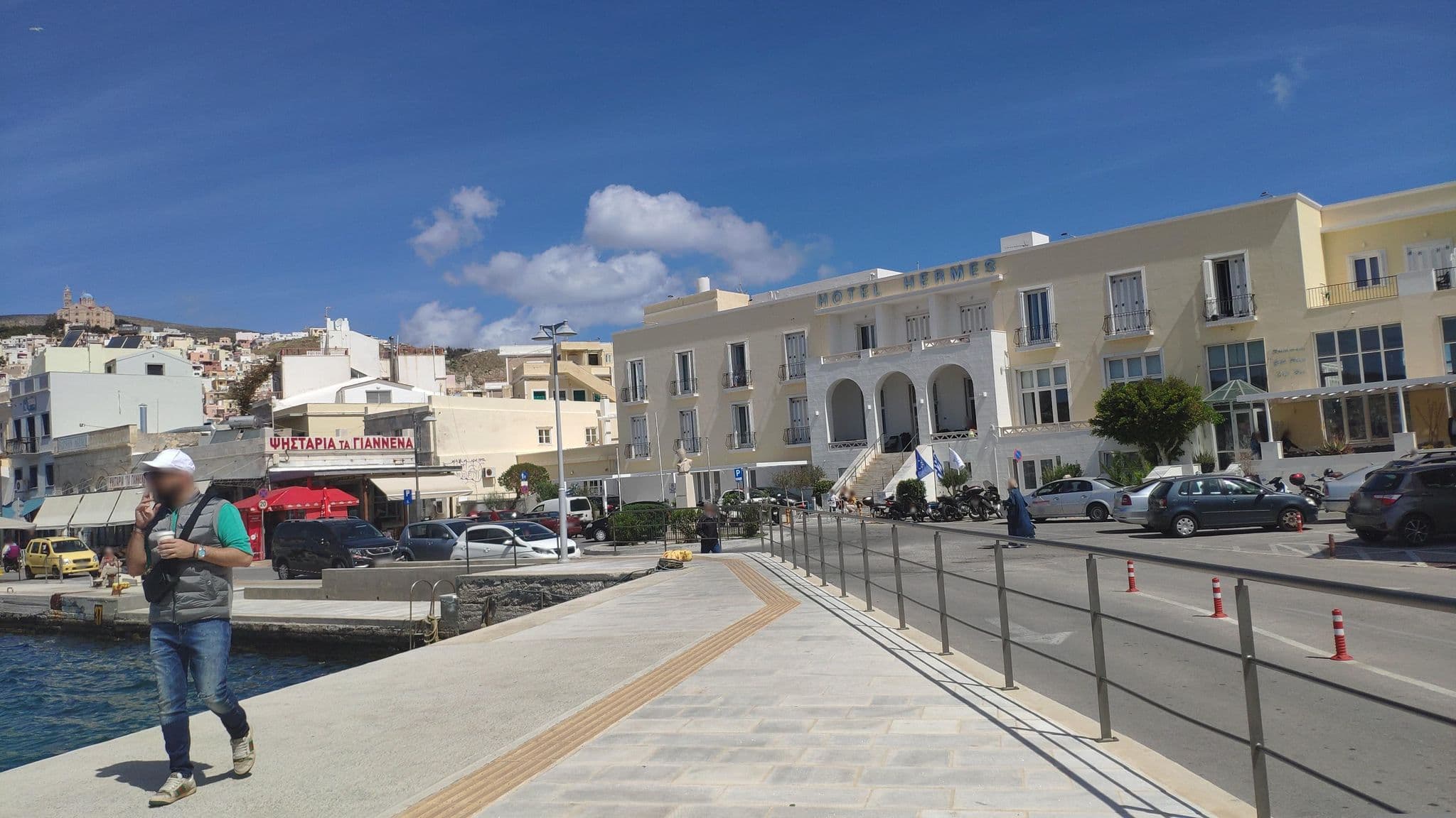Street view near Kymata, Ermoúpolis — © pppetros (CC BY-SA · Mapillary)