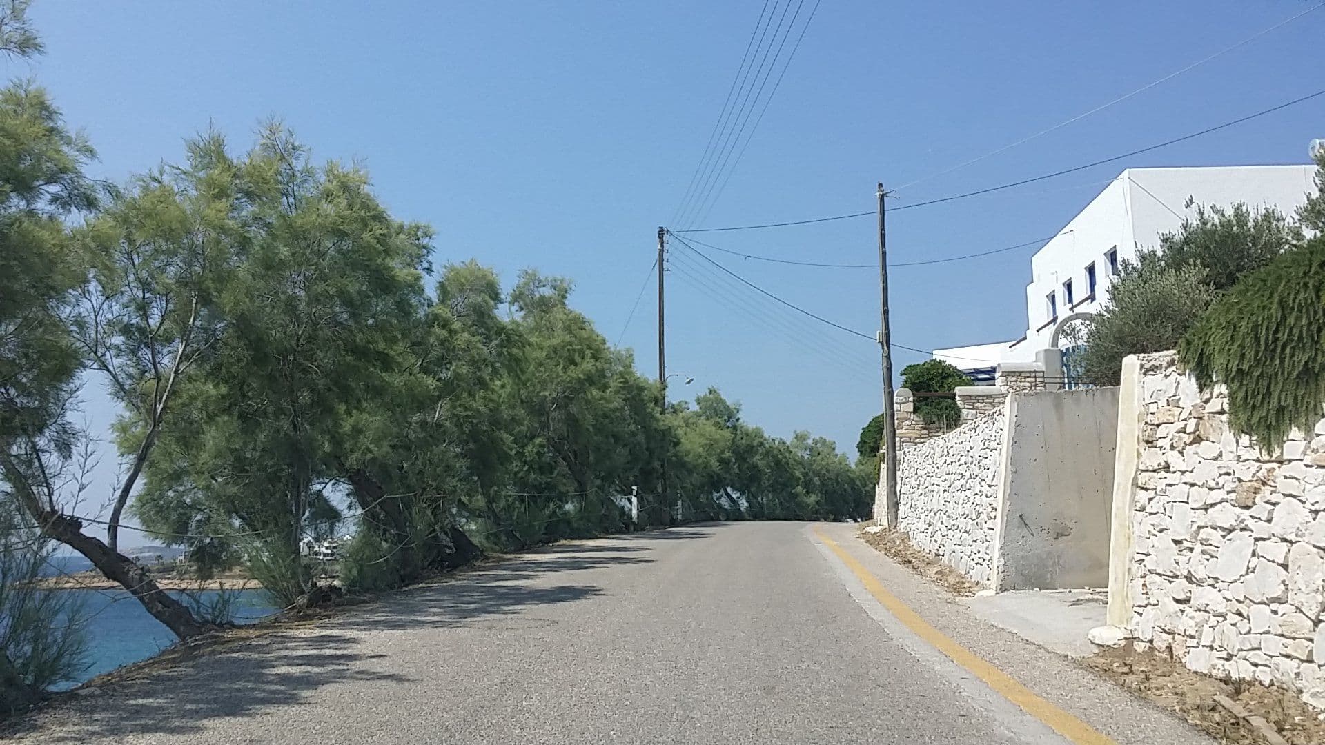 Street view near Arkas Inn, Páros — © pppetros (CC BY-SA · Mapillary)