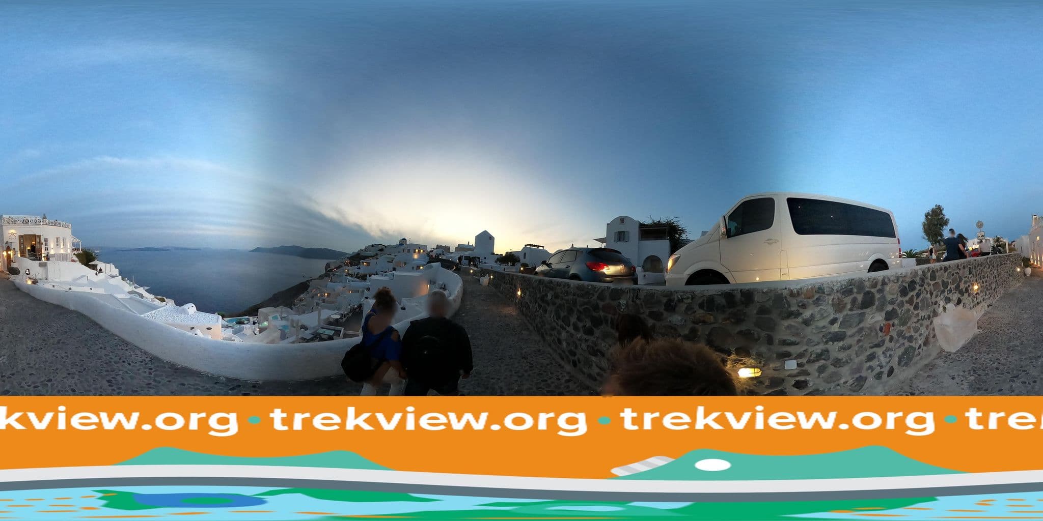 Street view near Onar Villas, Oía — © trekviewed (CC BY-SA · Mapillary)
