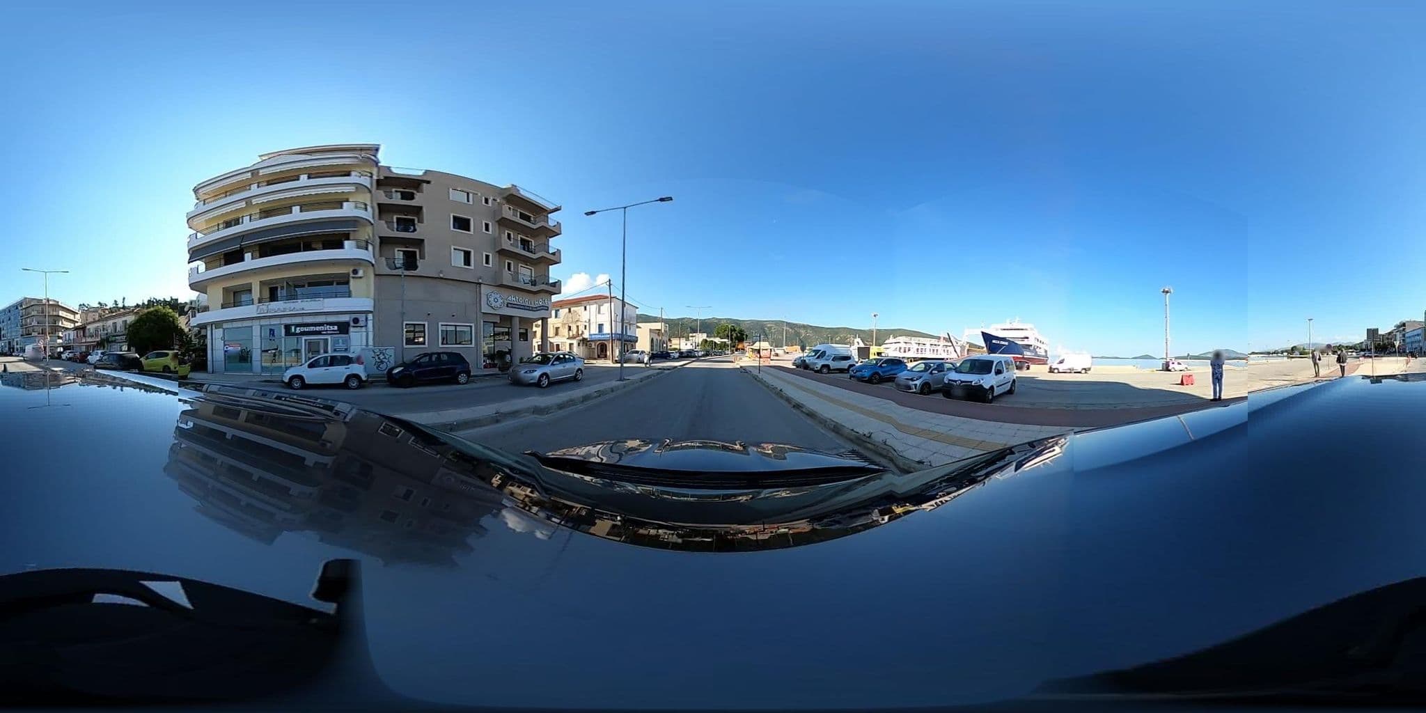 Street view near Hotel Aktaion, Igoumenítsa — © supco_survey (CC BY-SA · Mapillary)