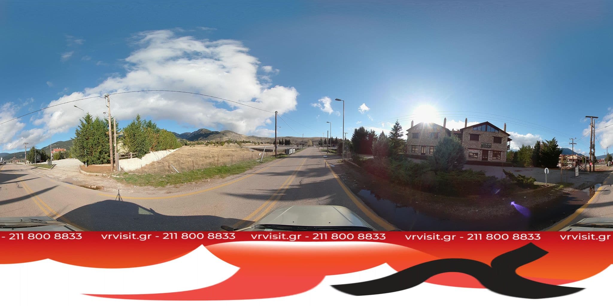 Street view near Frygias, Aráchova — © VRvisit (CC BY-SA · Mapillary)