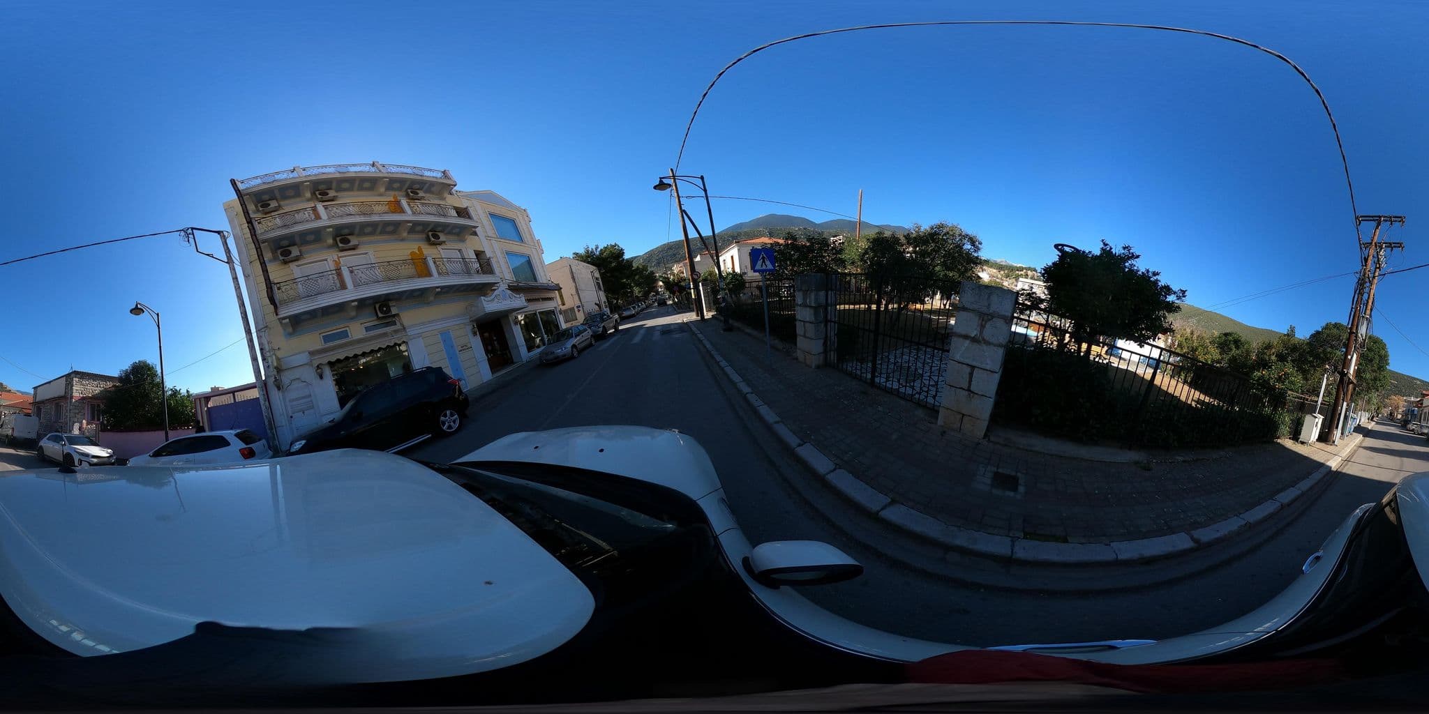 Street view near Hotel Amfisaeum, Ámfissa — © cedionysis (CC BY-SA · Mapillary)