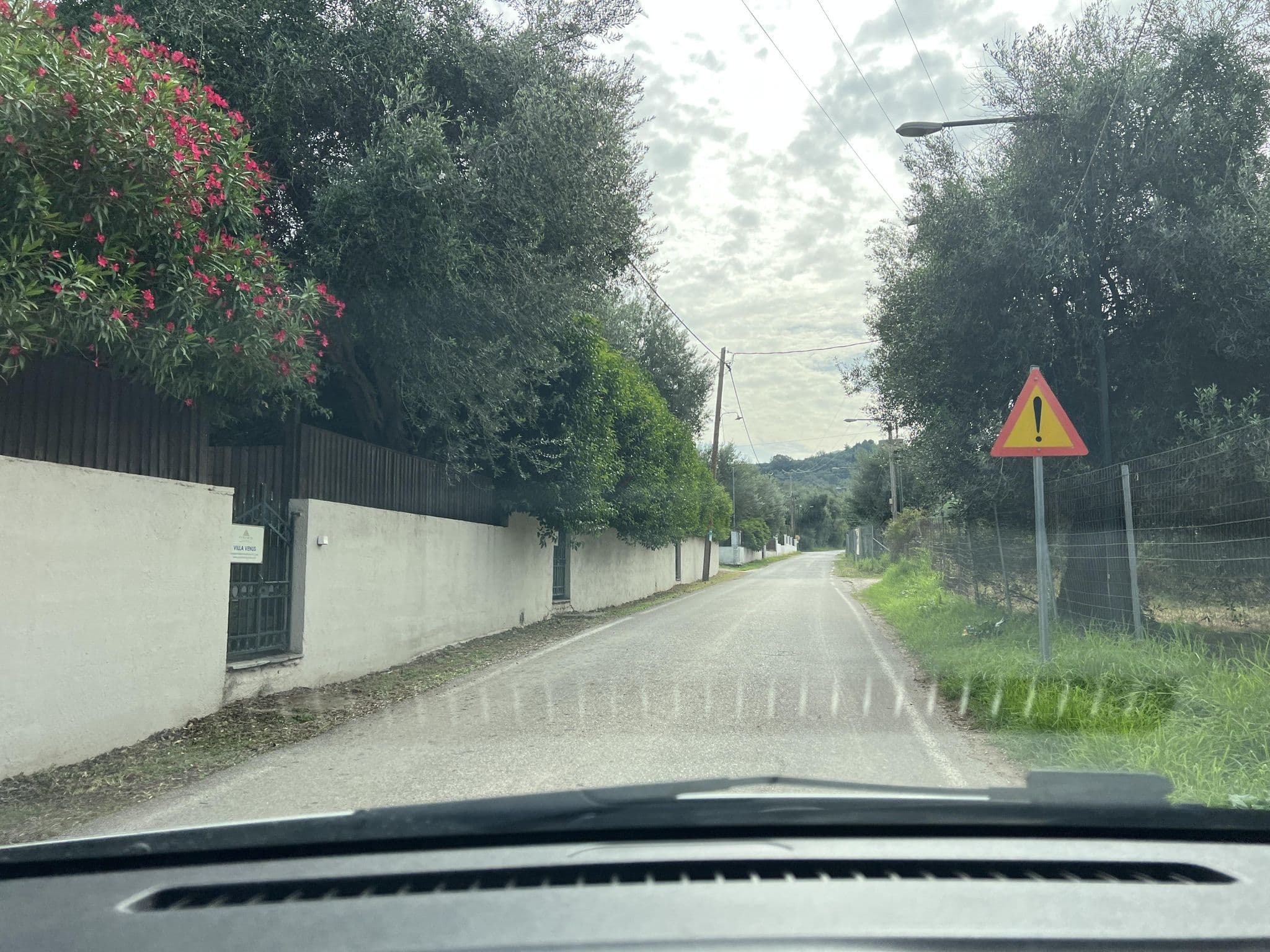 Street view near Villa Venus, Acharávi — © VMConsulting (CC BY-SA · Mapillary)