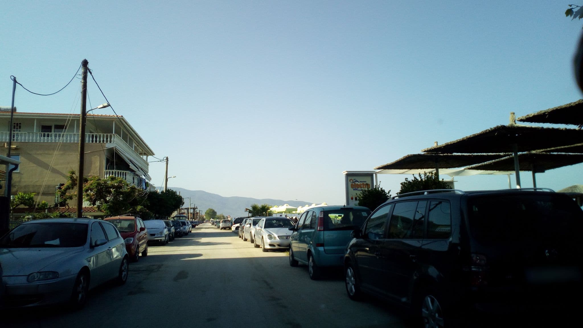 Street view near Pansion Electra, Stavrós — © skarmoutsosv (CC BY-SA · Mapillary)