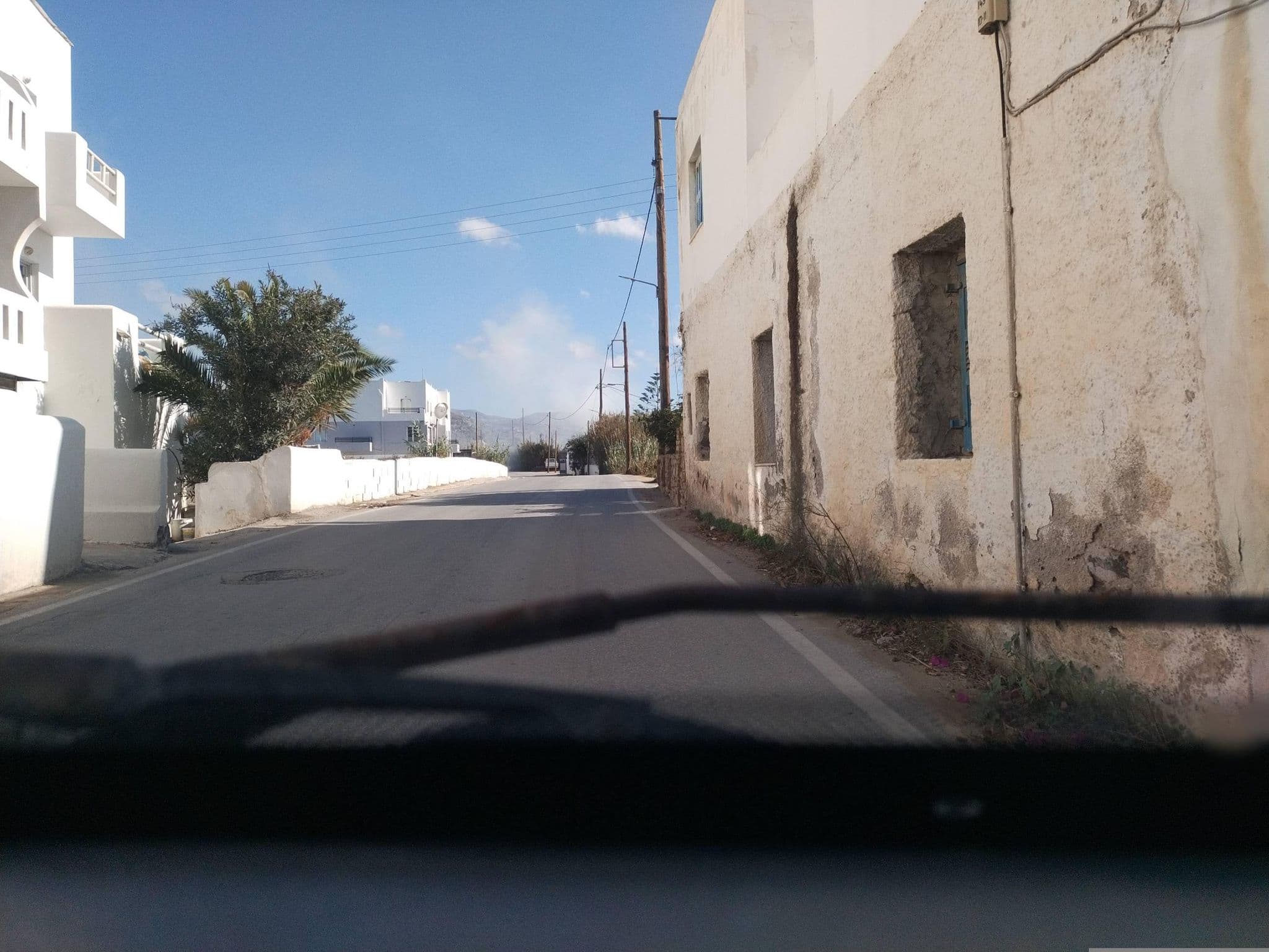 Street view near Korali Garden Hotel, Náxos