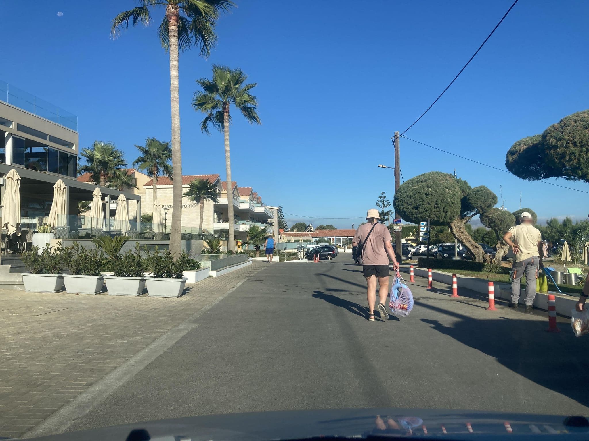 Street view near Porto Platanias Beach Resort & Spa, Galatás — © fod (CC BY-SA · Mapillary)
