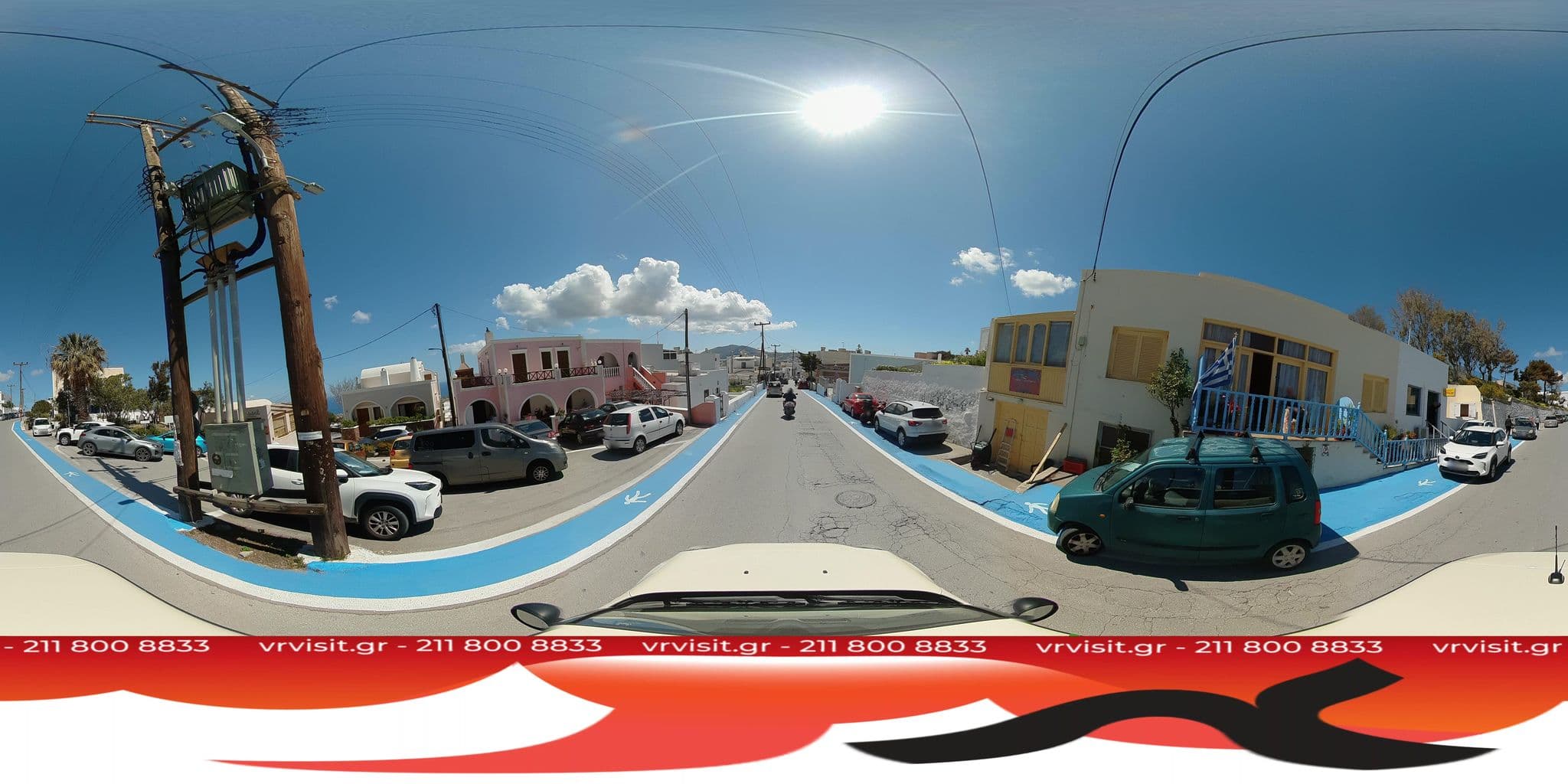 Street view near Centro Houses, Firá