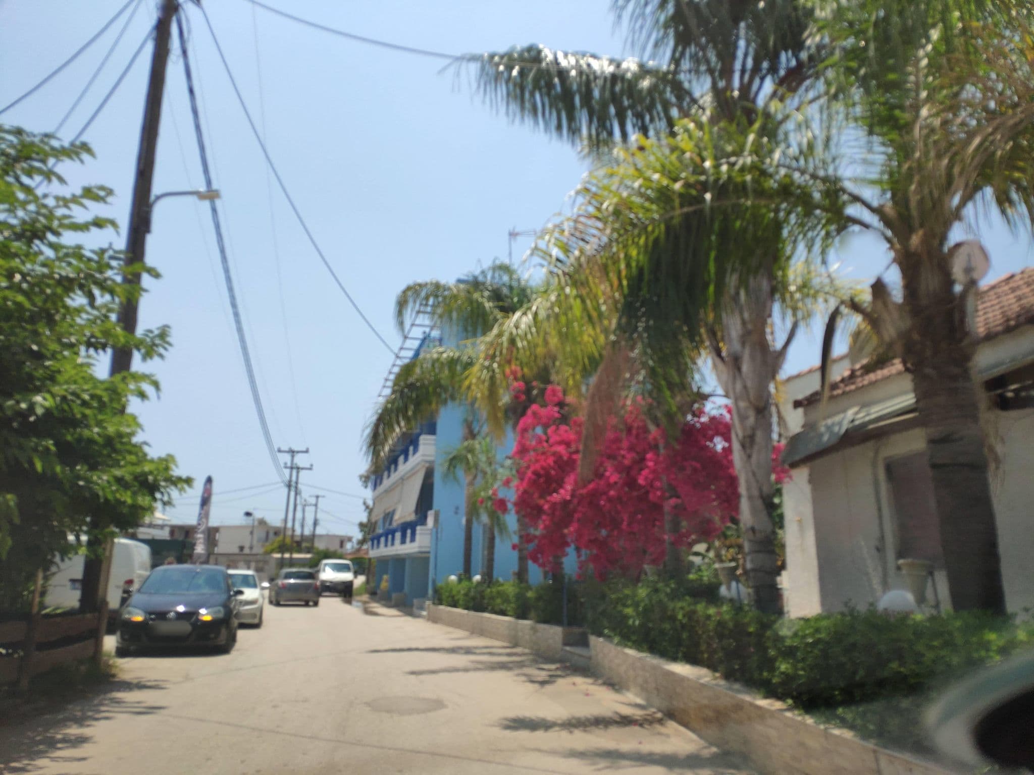 Street view near Demos Studios, Drépanon — © pppetros (CC BY-SA · Mapillary)