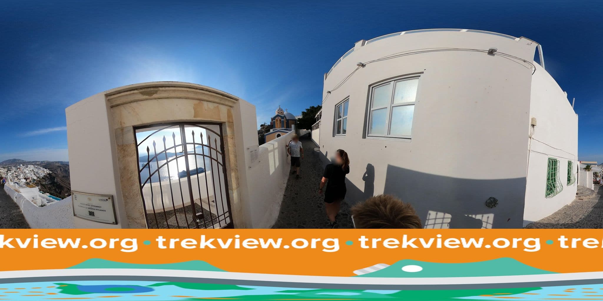 Street view near Serenity Suites & Villa, Firá